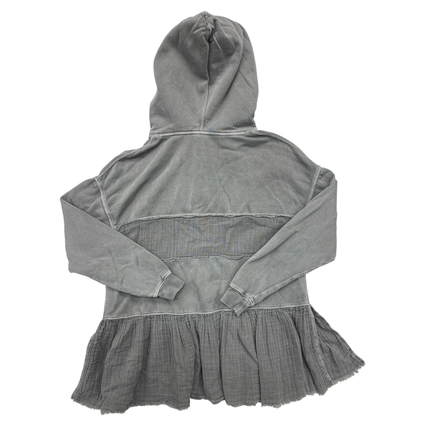 Sweatshirt Hoodie By Free People In Grey, Size:Xs