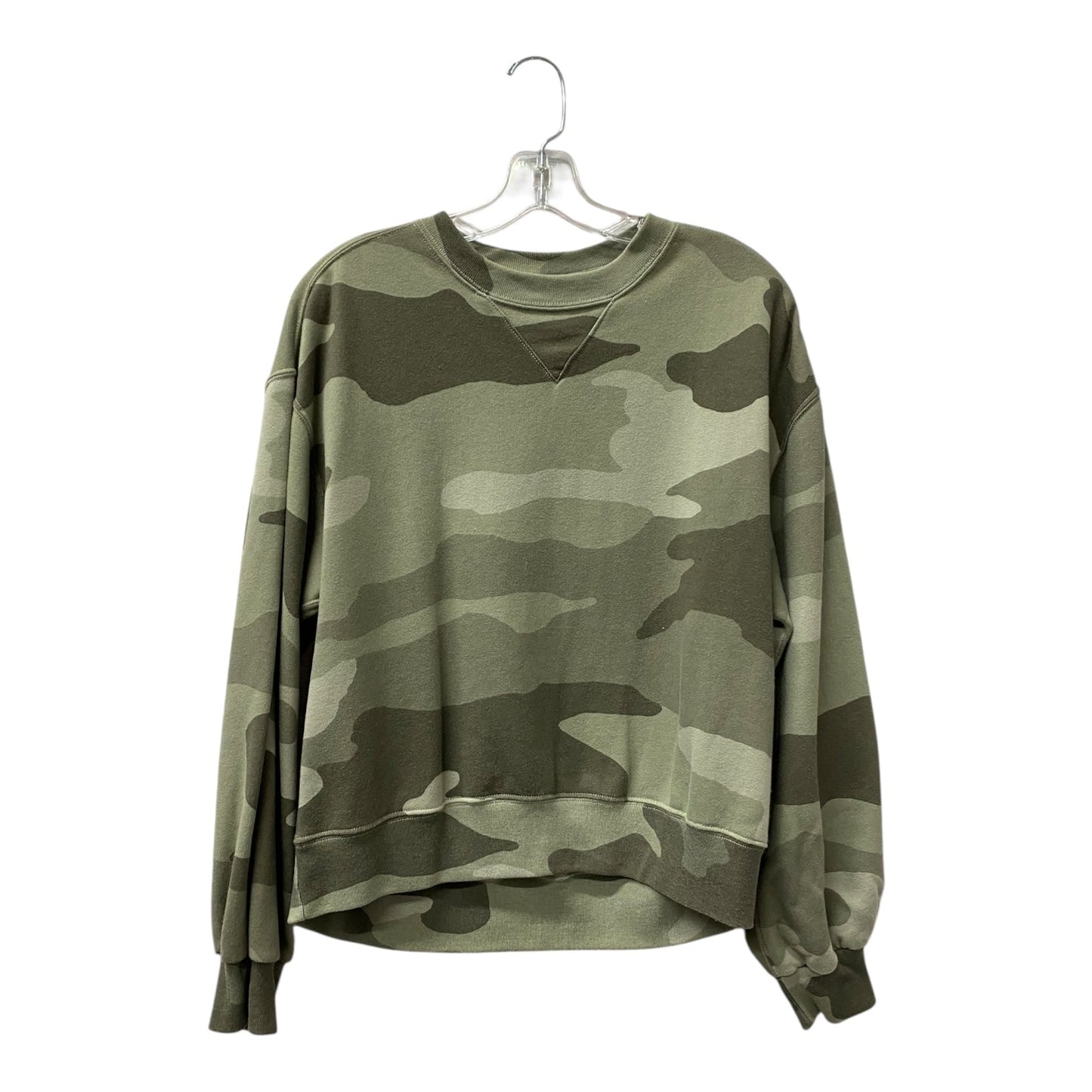 Sweatshirt Crewneck By Abercrombie And Fitch In Green, Size:M