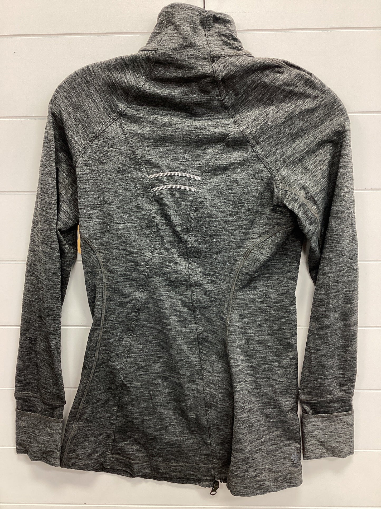 Athletic Jacket By Athleta In Grey, Size:Xxs