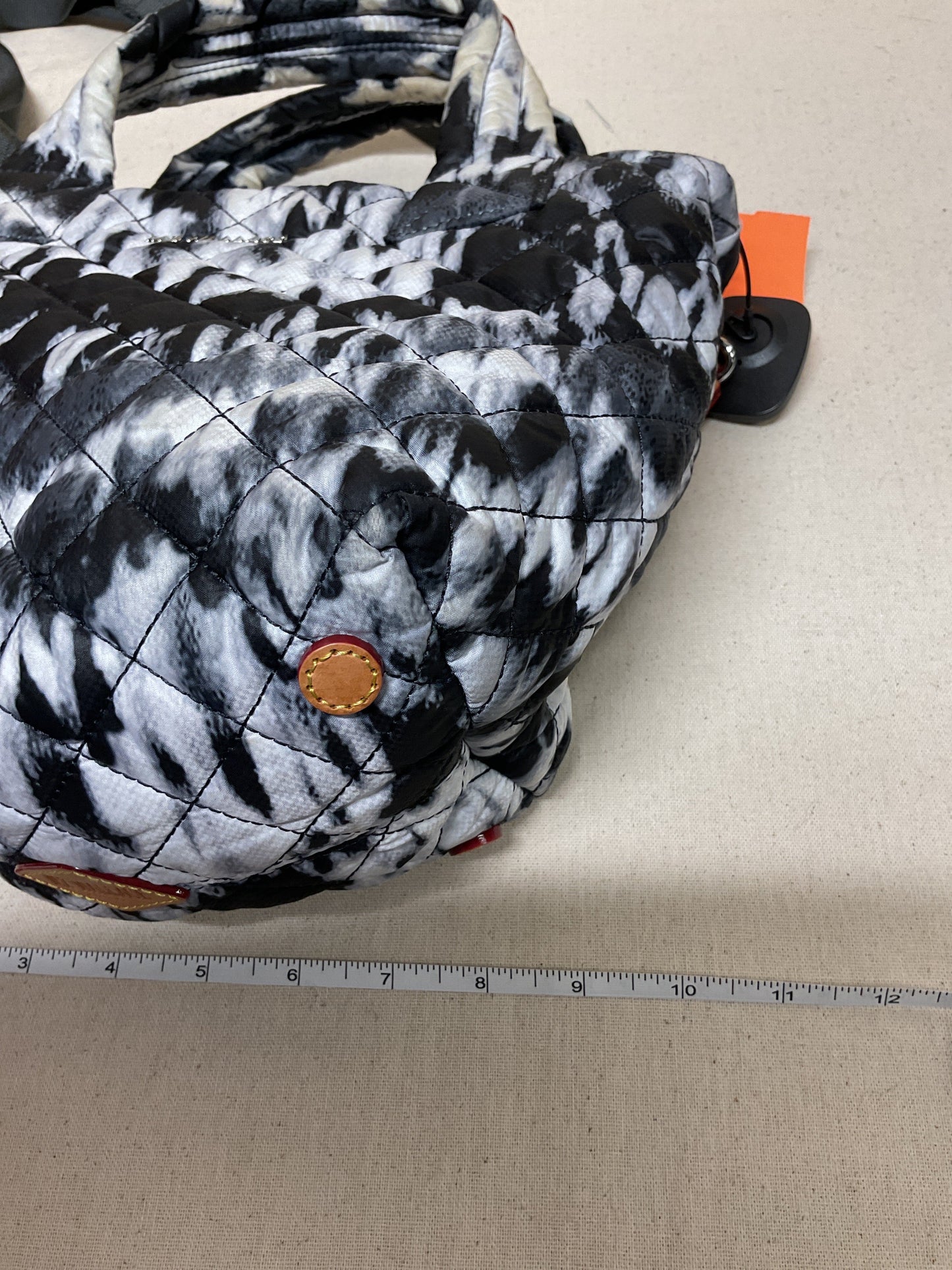 Handbag By Mz Wallace In Black & White, Size:Small