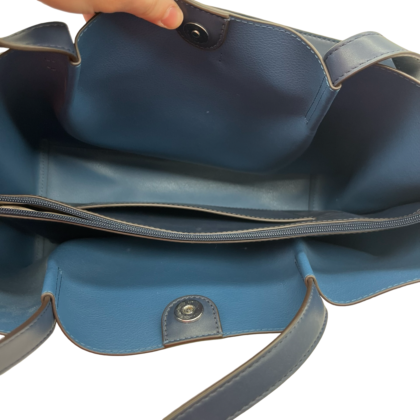Handbag Designer By Michael Kors In Navy, Size:Medium