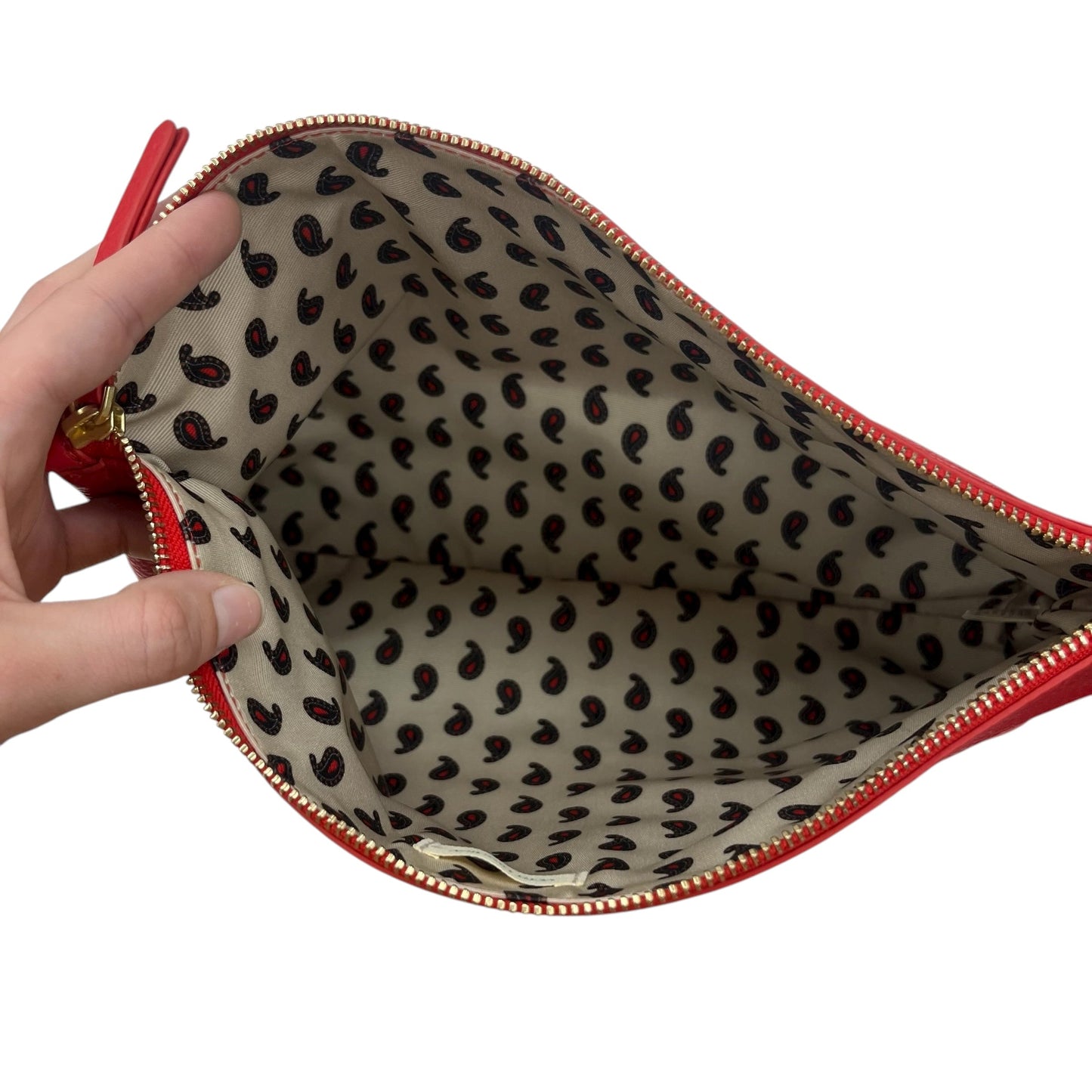 Clutch By Vera Bradley In Red, Size:Large