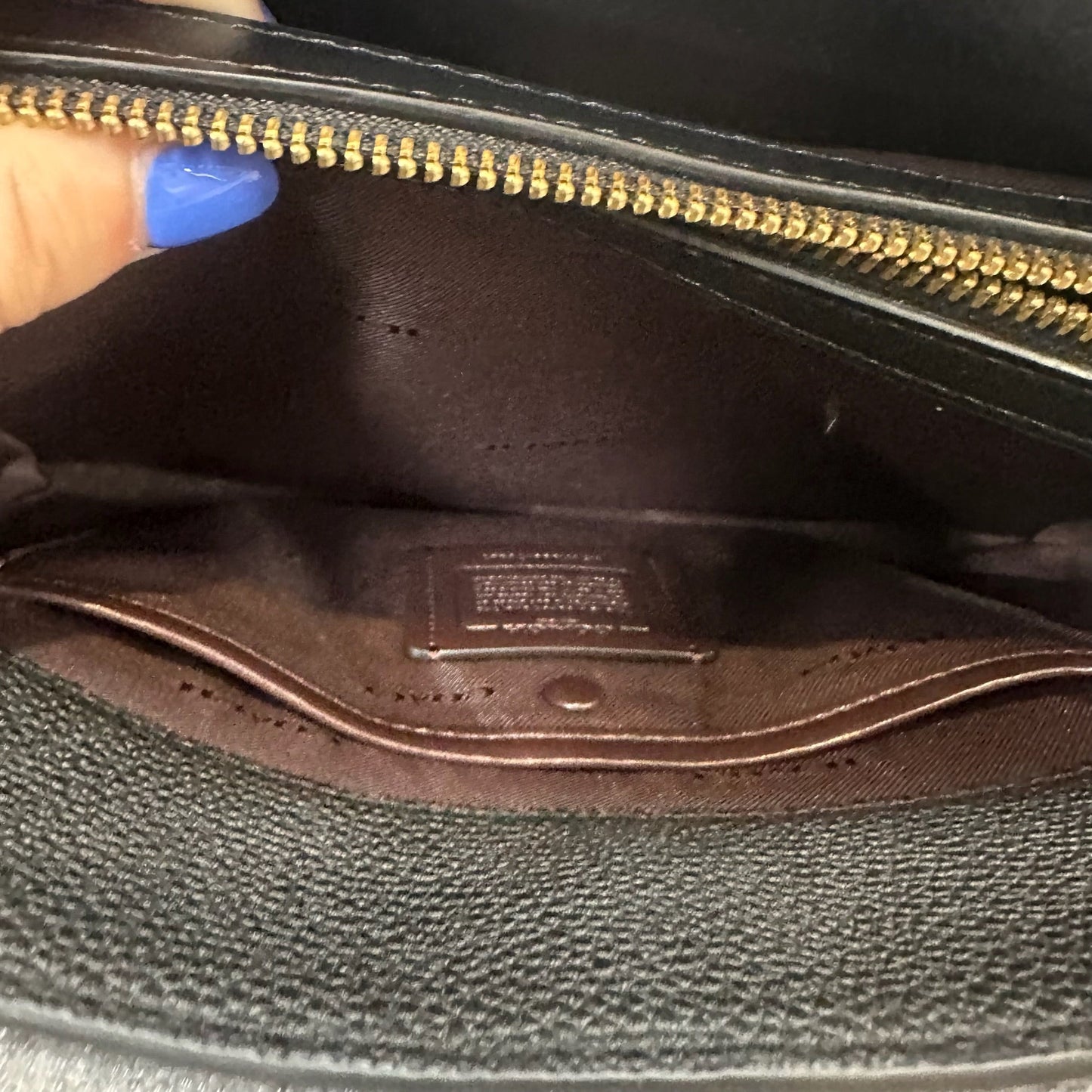 Handbag Designer By Coach, Size: Medium