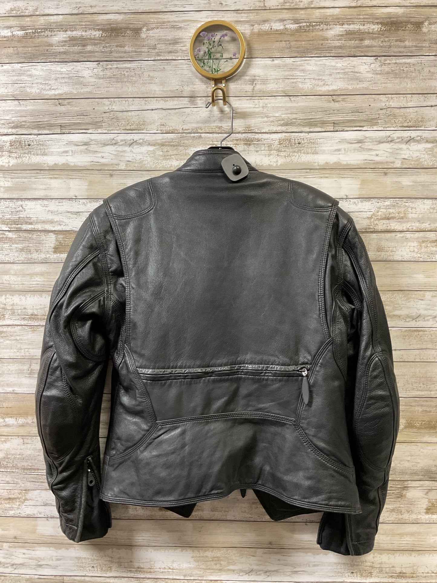 Jacket Moto Leather By Harley Davidson In Black, Size:S
