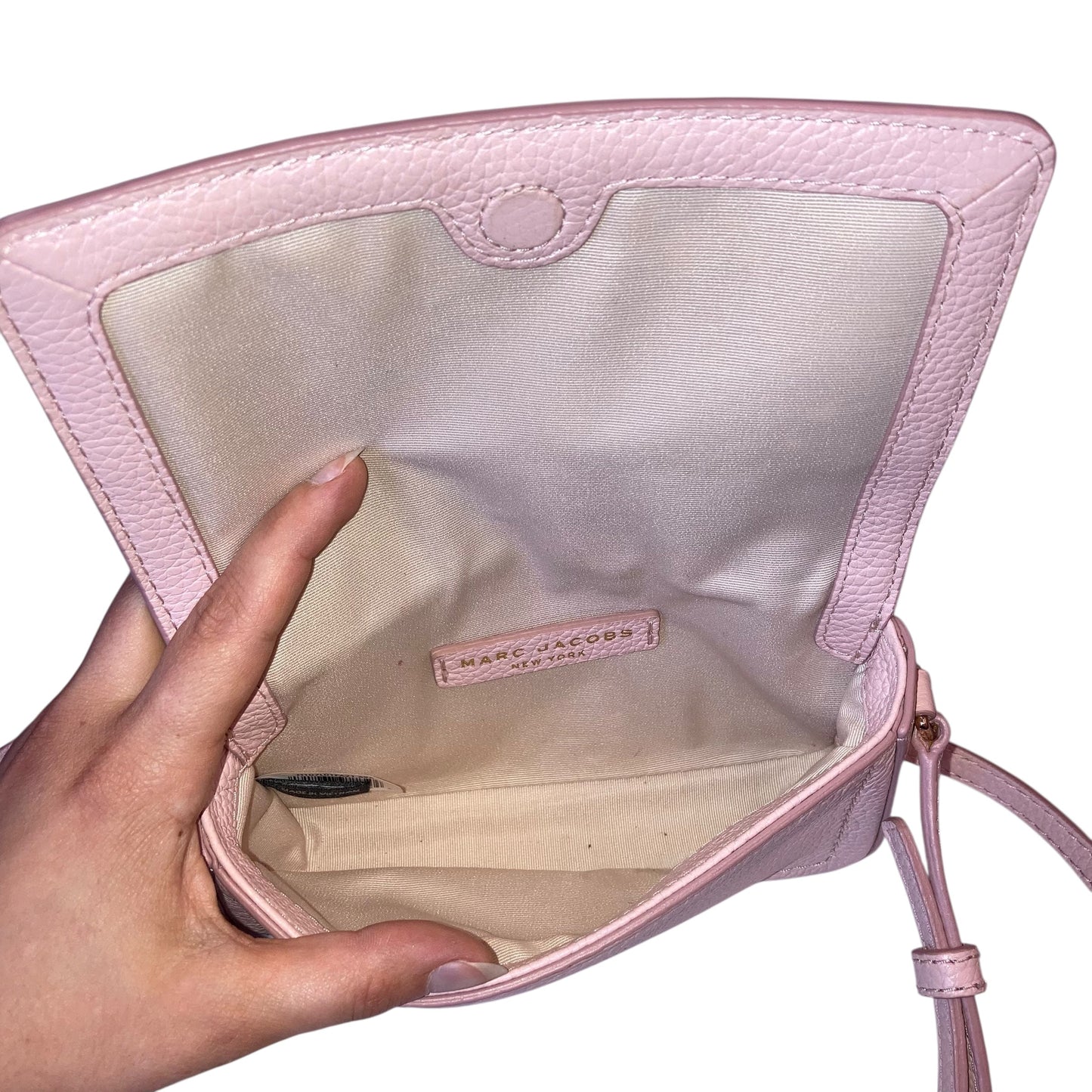 Crossbody Designer By Marc Jacobs In Pink, Size:Small