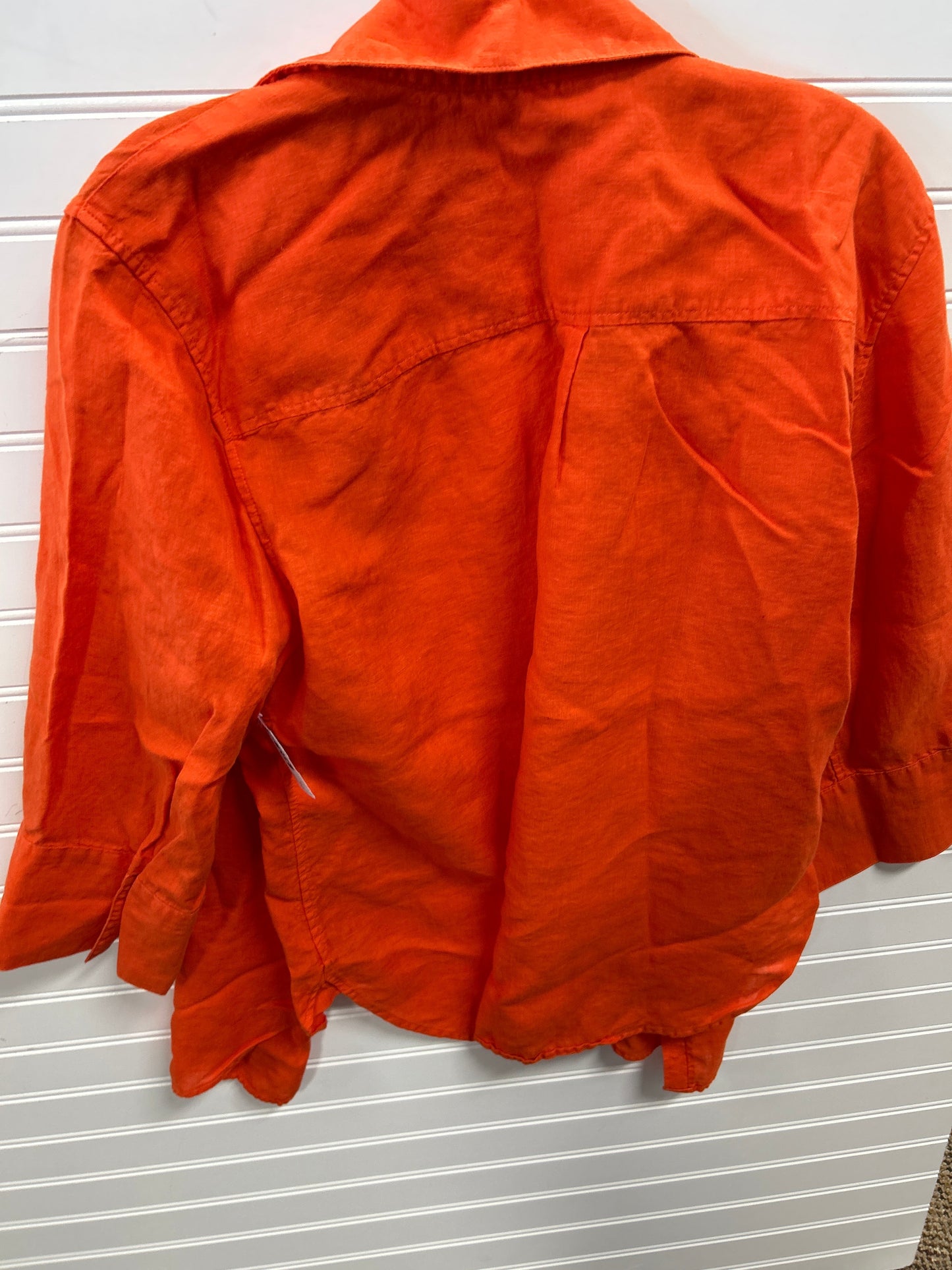 Top Ls By Chicos In Orange, Size:L