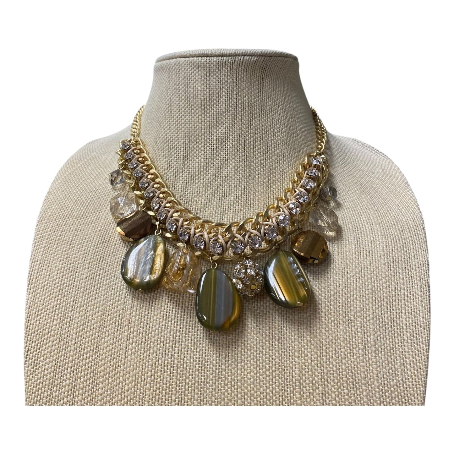Necklace Statement By Chicos In Bronze