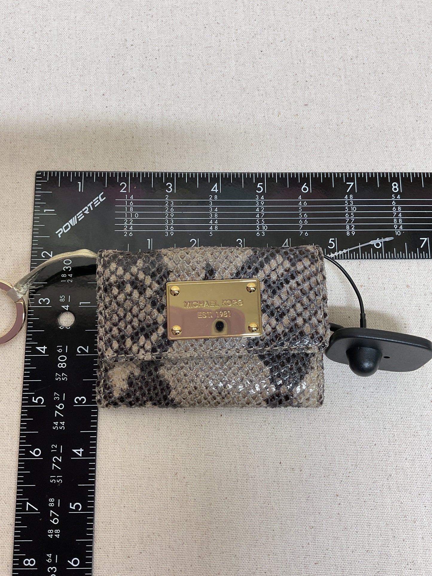 Wallet Designer By Michael Kors In Snakeskin Print, Size:Small