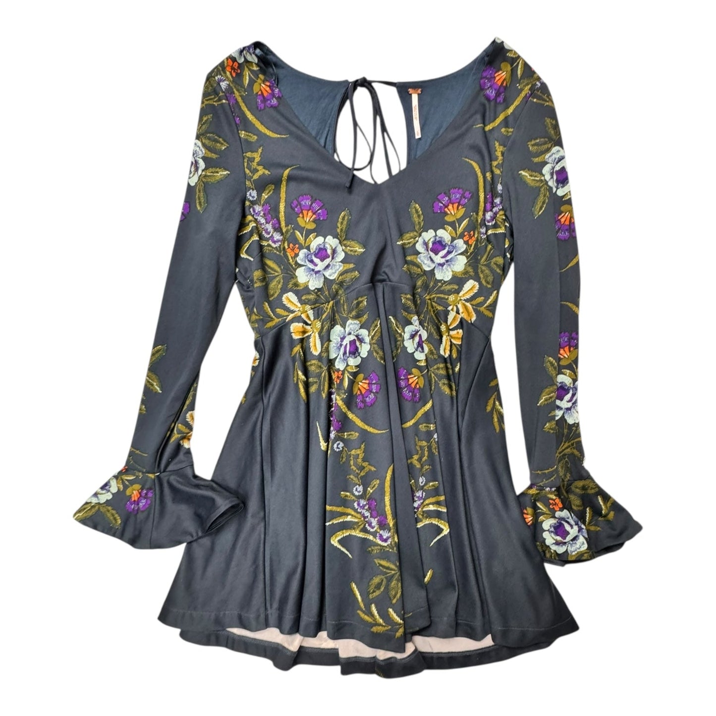 Dress Casual Midi By Free People In Fliral, Size:L