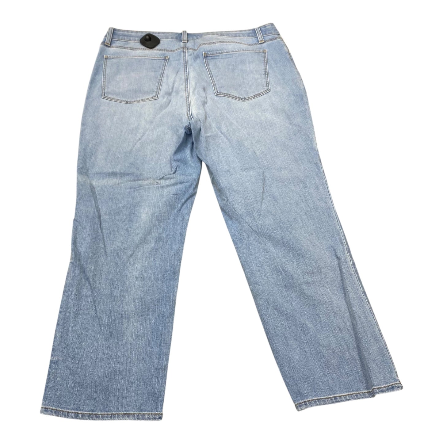 Jeans Cropped By Talbots In Blue Denim, Size:14