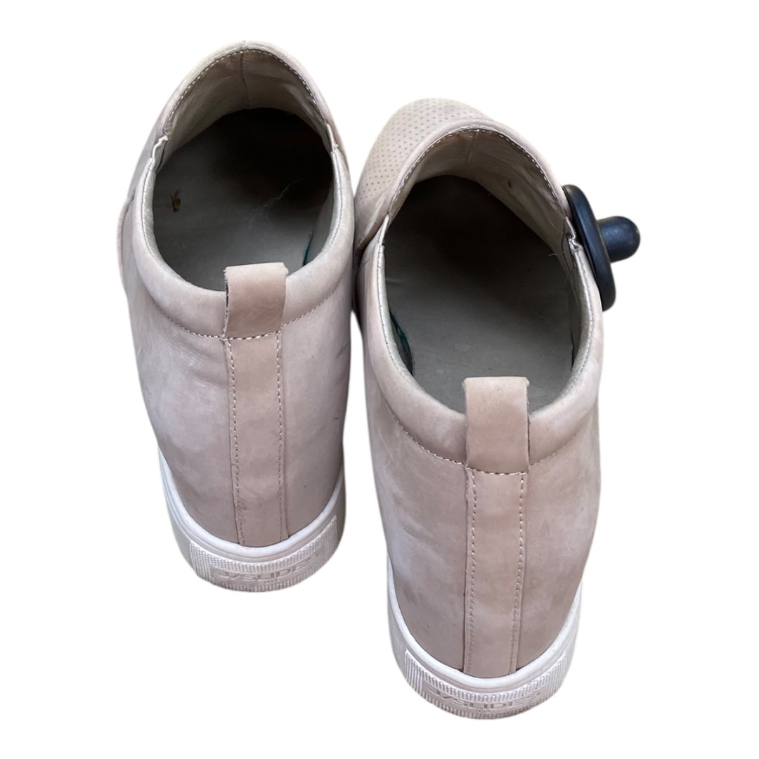 Boots Ankle Heels By J Slides In Taupe, Size:8.5