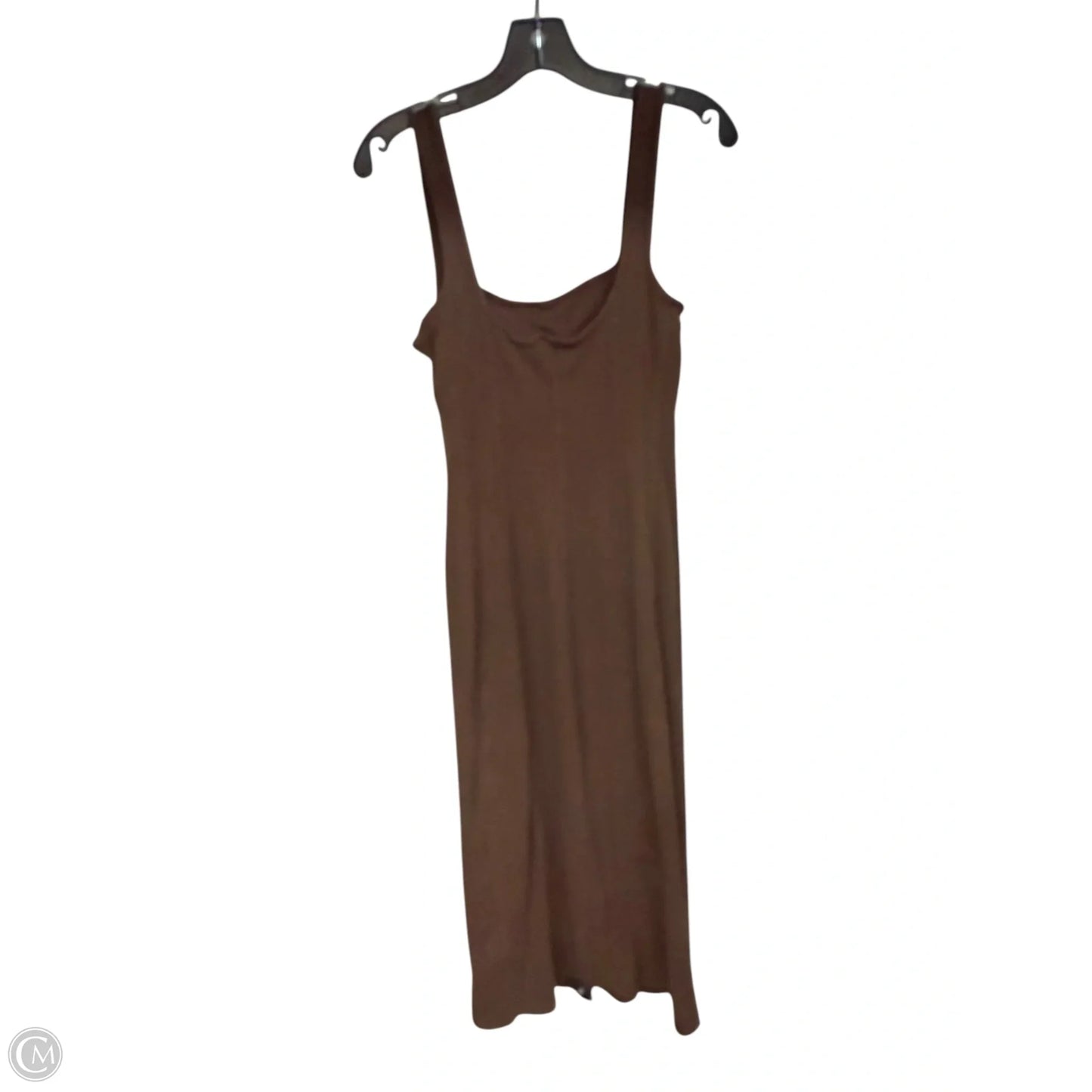Dress Casual Maxi By Clothes Mentor In Brown, Size: L