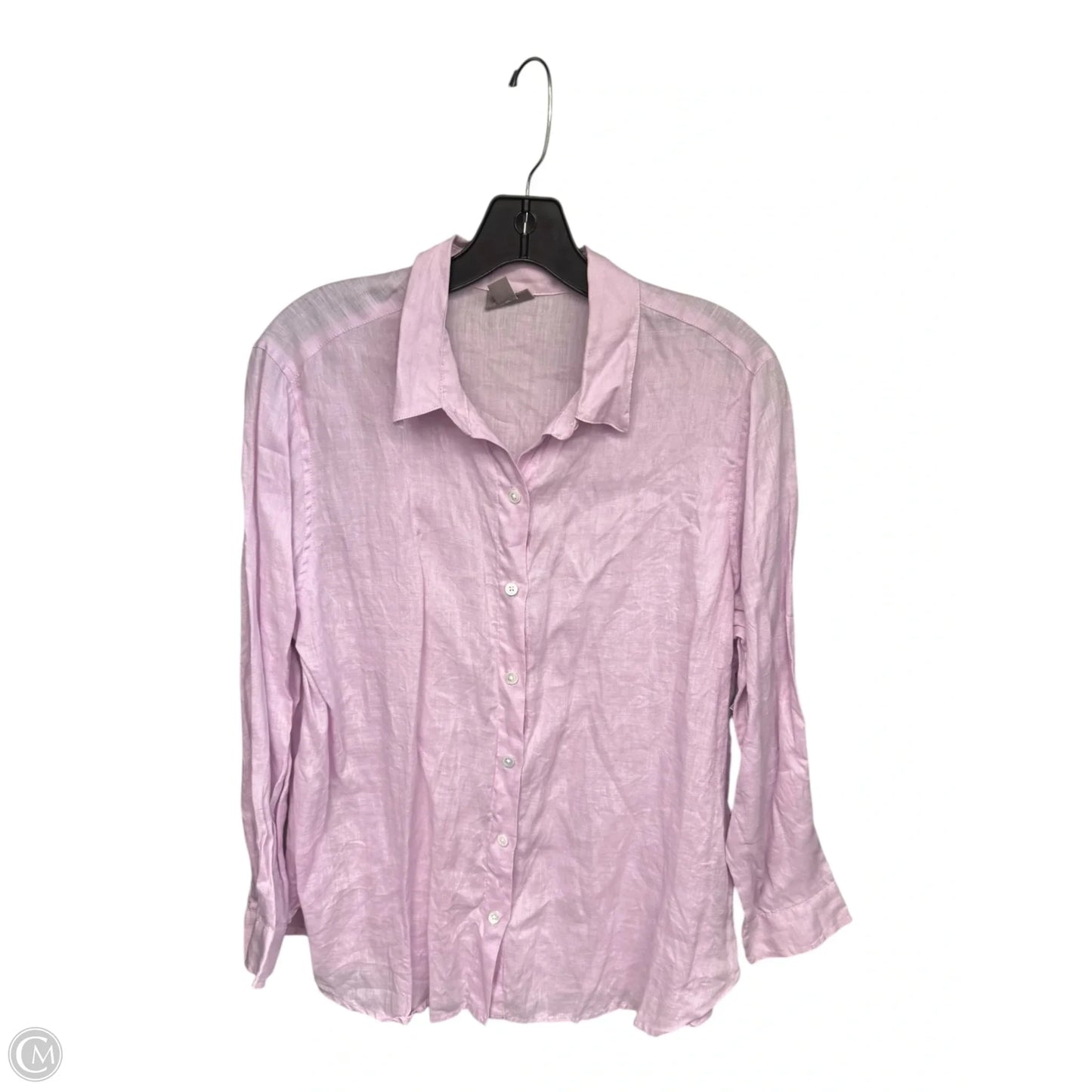 Top Long Sleeve By J. Jill In Purple, Size: M