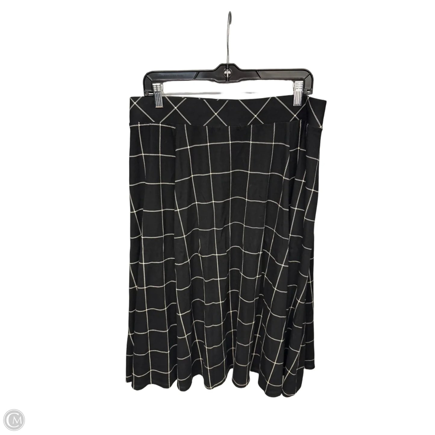 Skirt Maxi By Torrid In Black & White, Size: 1x