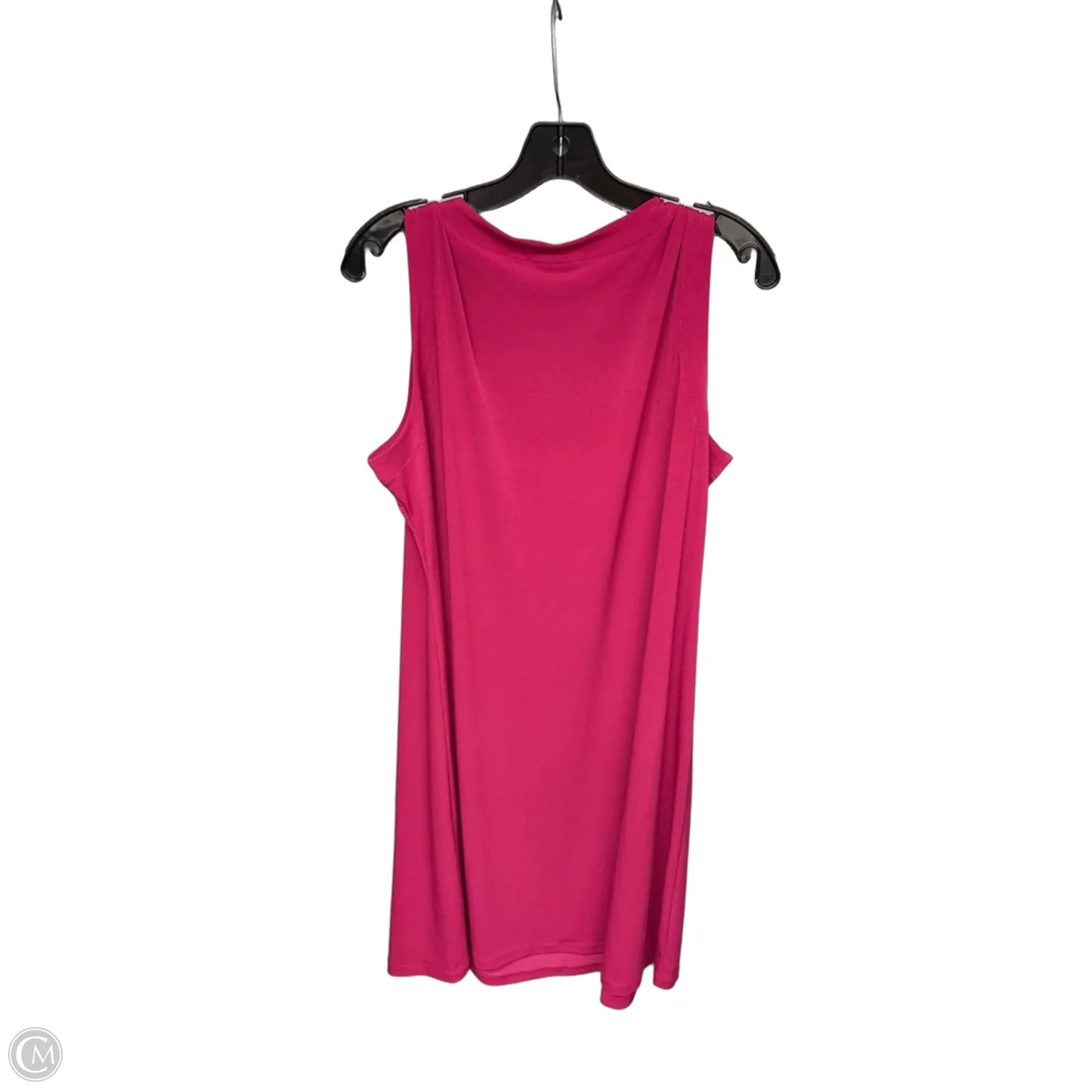 Dress Casual Midi By Susan Graver In Pink, Size: L