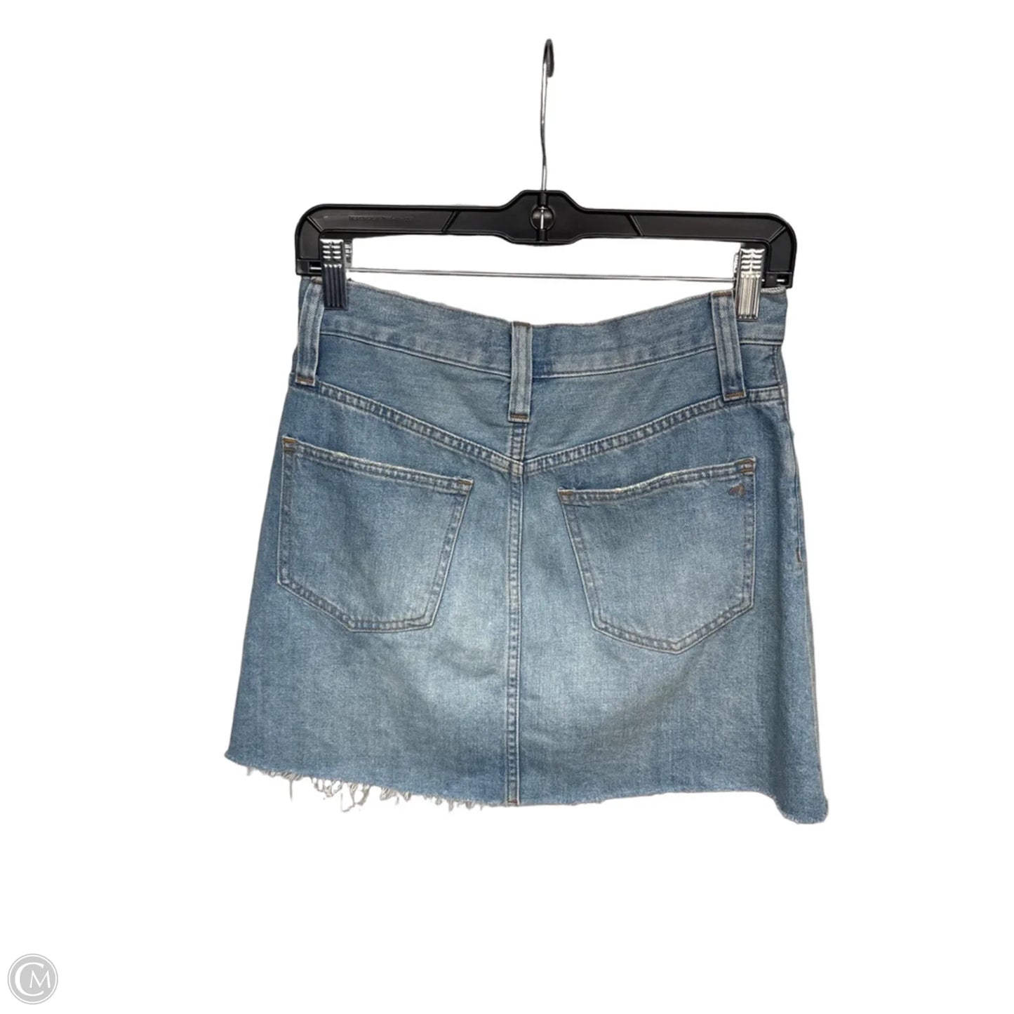 Skirt Mini & Short By Madewell In Blue Denim, Size: 2