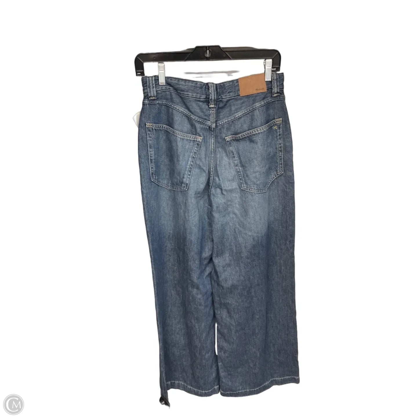 Jeans Wide Leg By Madewell In Blue Denim, Size: 4