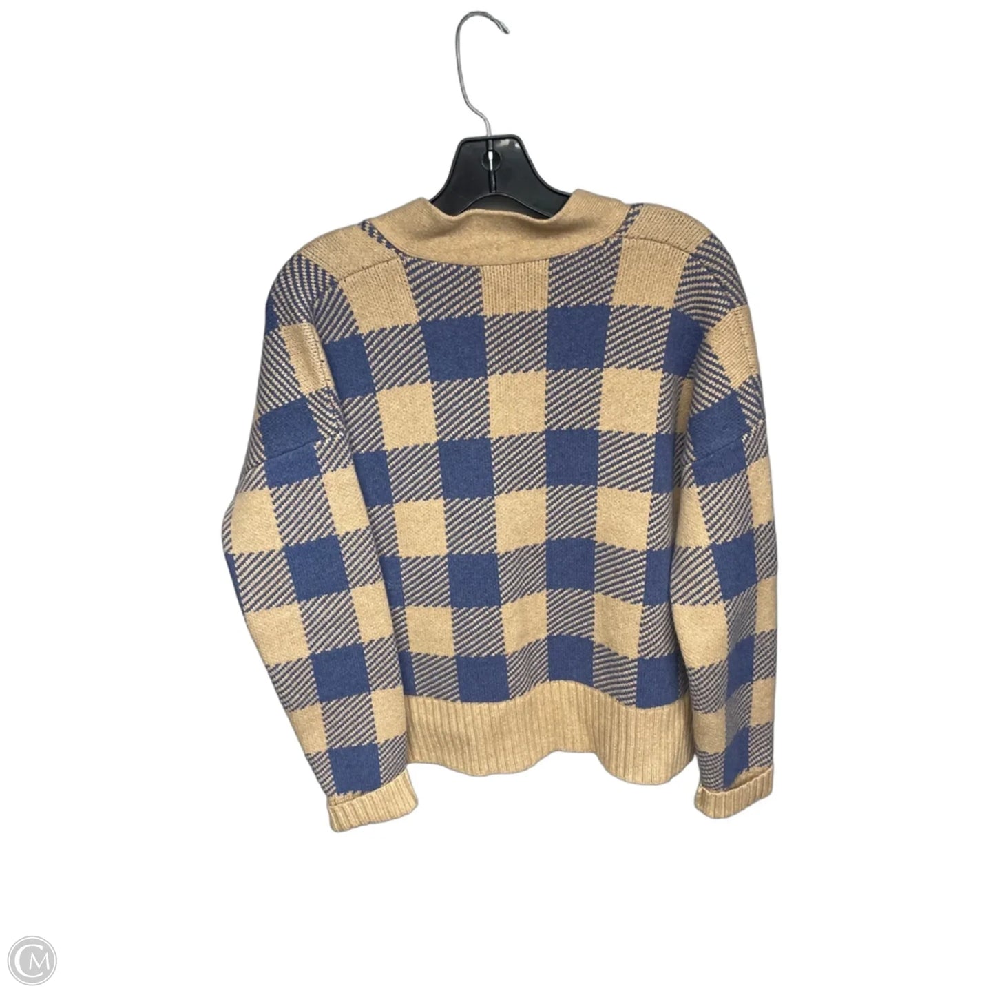 Cardigan By Madewell In Blue & Brown, Size: S