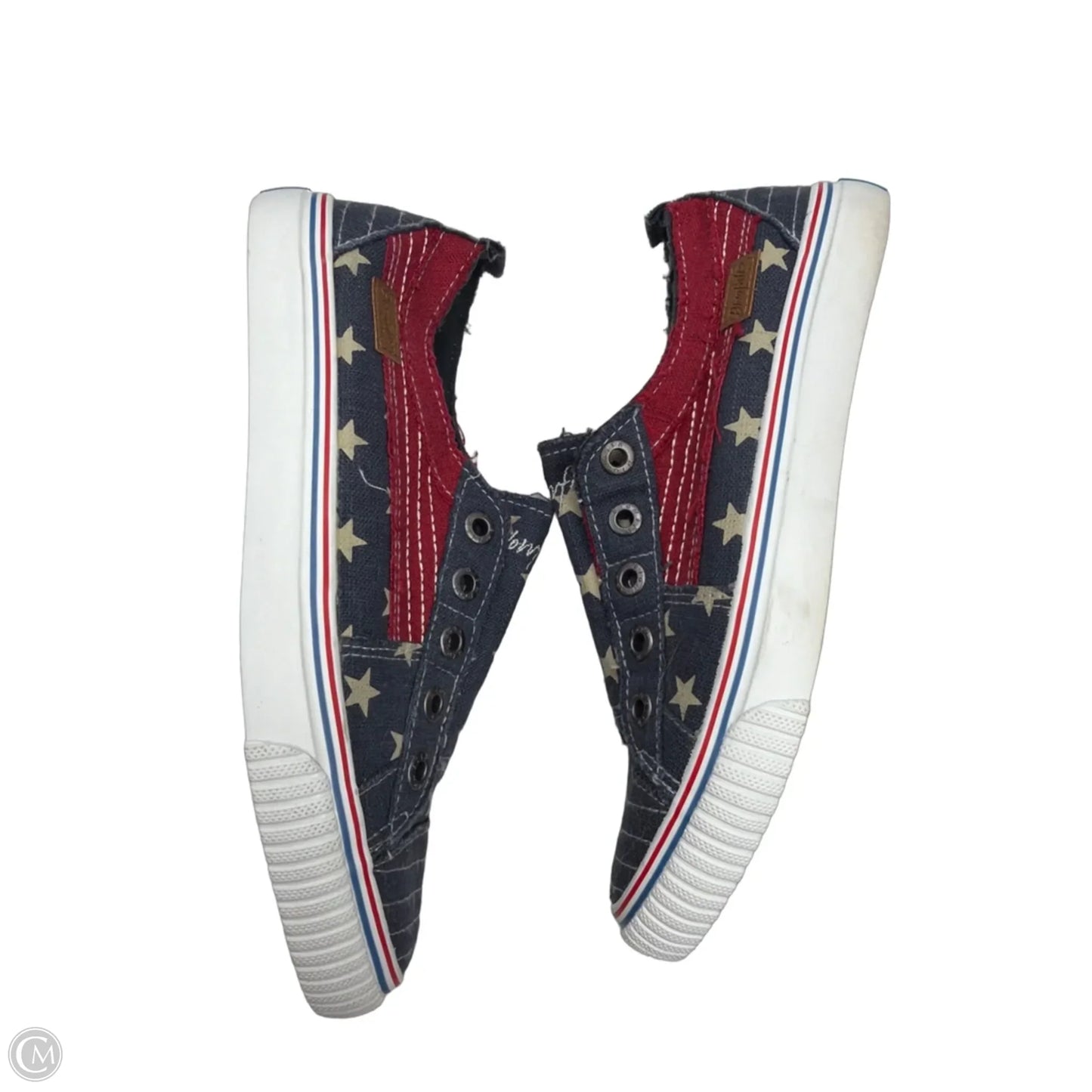 Shoes Sneakers By Blowfish In Blue Red & White, Size: 9