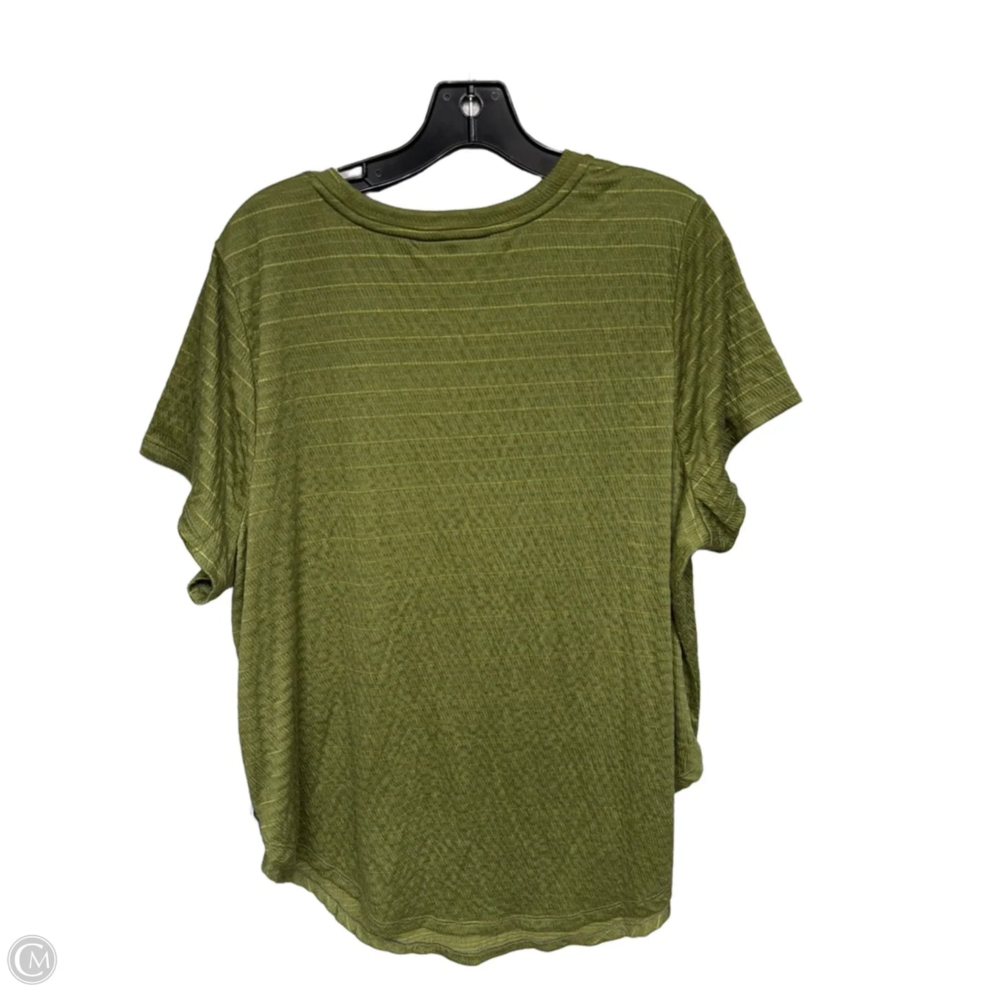 Top Short Sleeve By Lane Bryant In Green, Size: 18