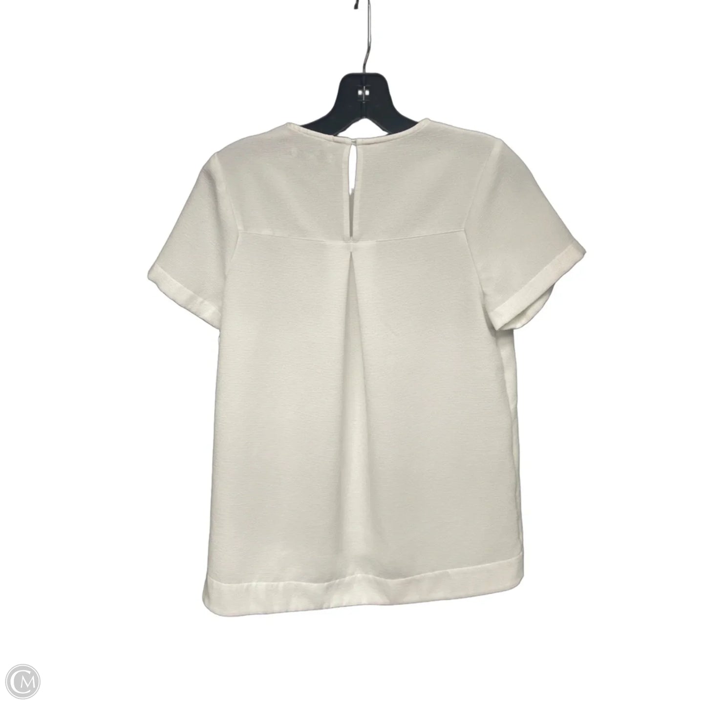 Top Short Sleeve By Madewell In White, Size: Xs