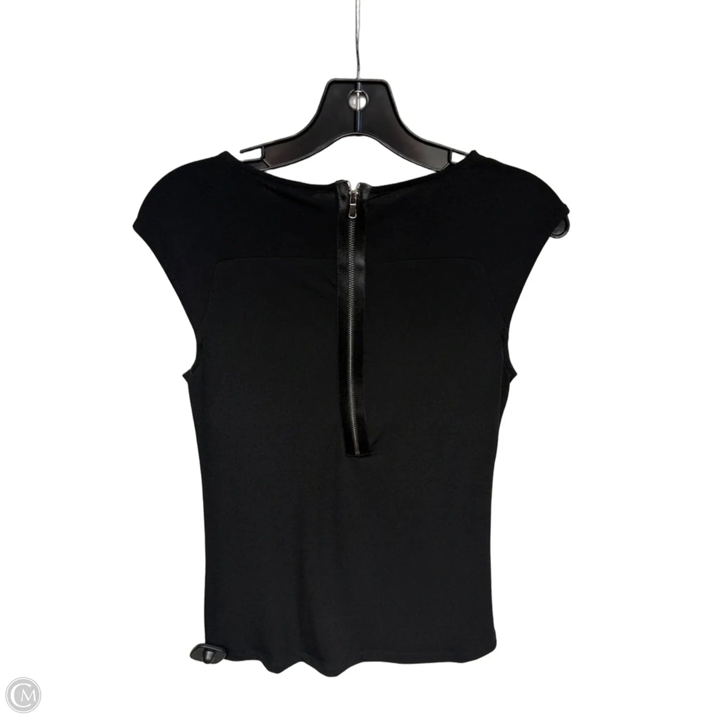 Top Sleeveless By Ann Taylor In Black, Size: S