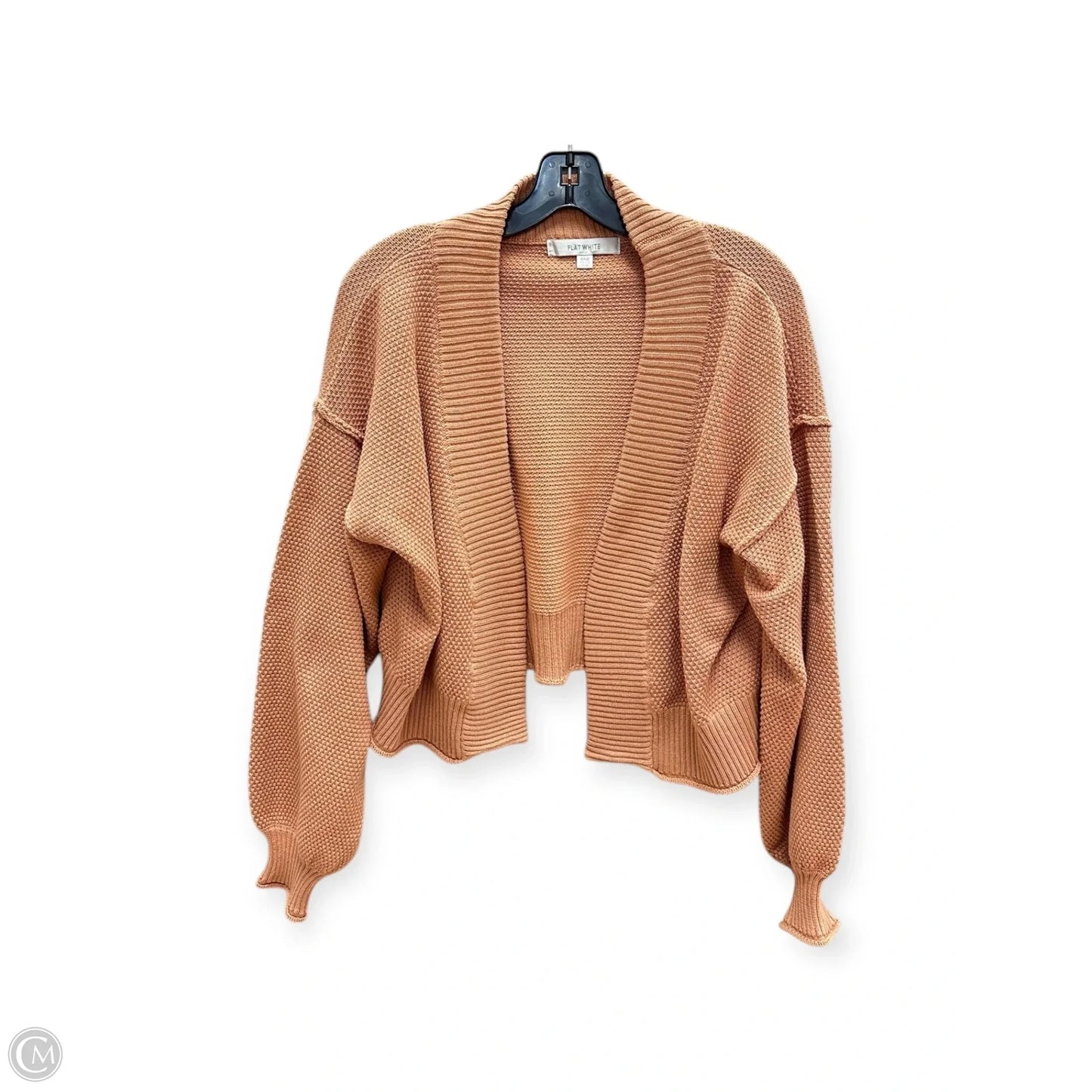 Cardigan By Flat White In Peach