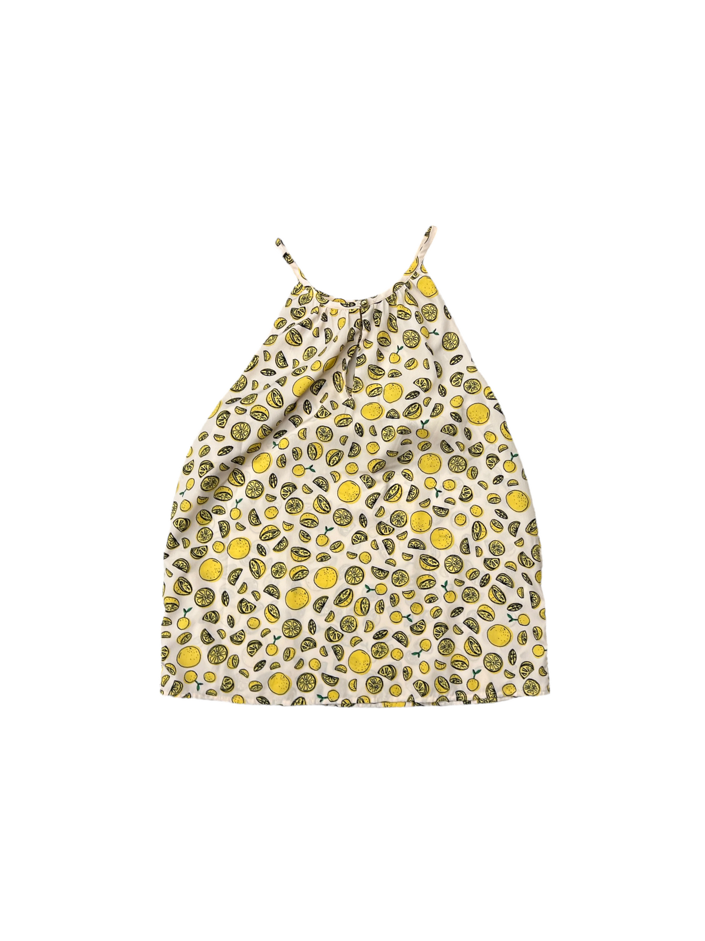 Top Sleeveless By Banana Republic In Yellow, Size: M