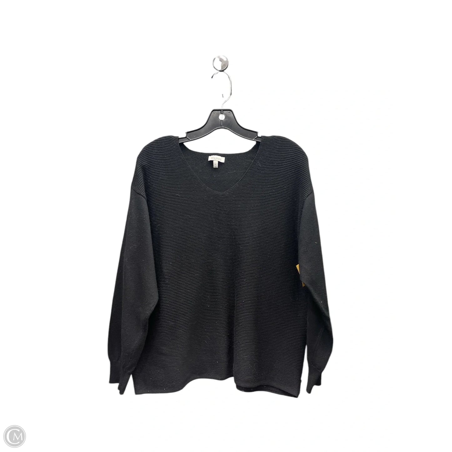 Sweater By Ella Moss In Black, Size: Xl