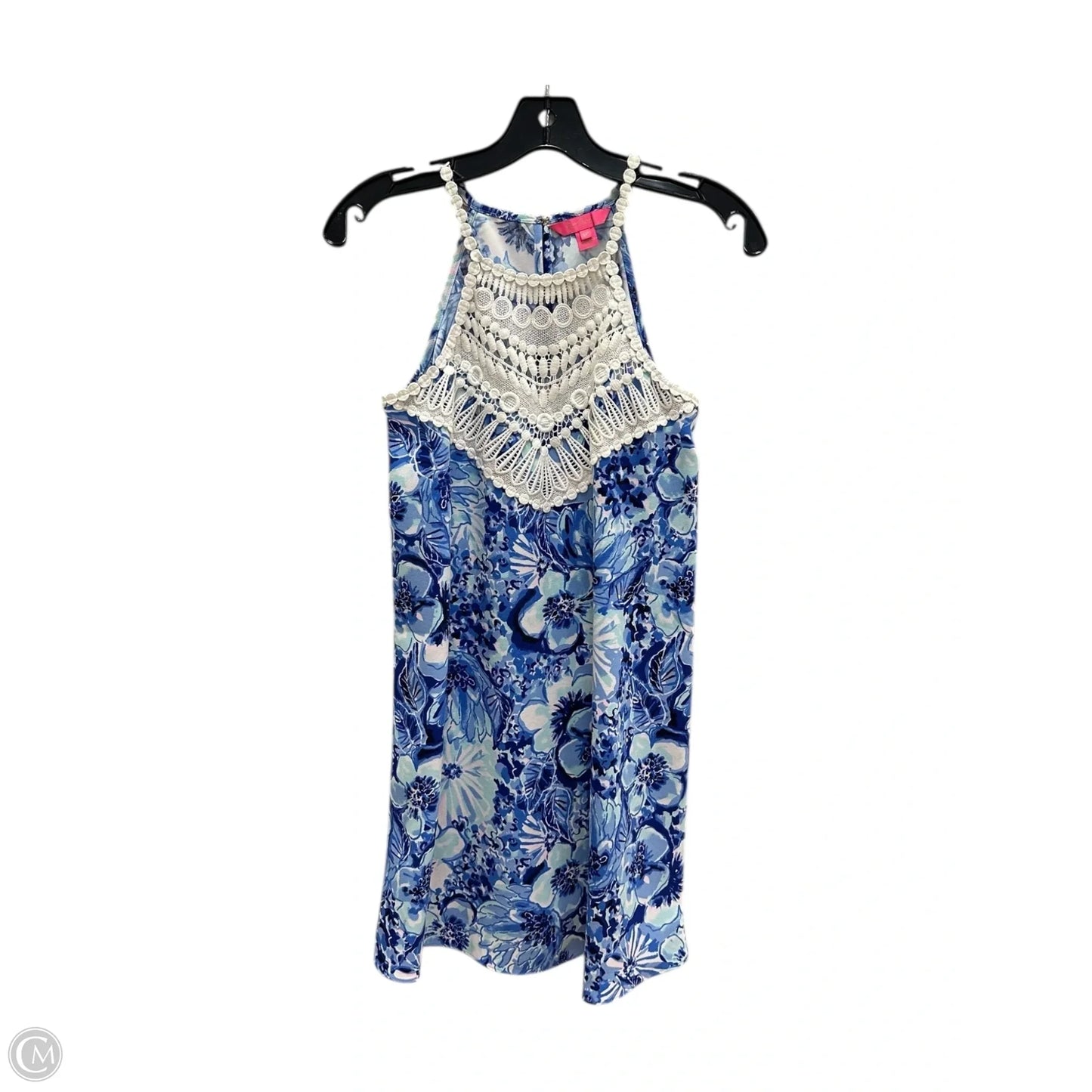 Dress Designer By Lilly Pulitzer In Blue & White, Size: Xs