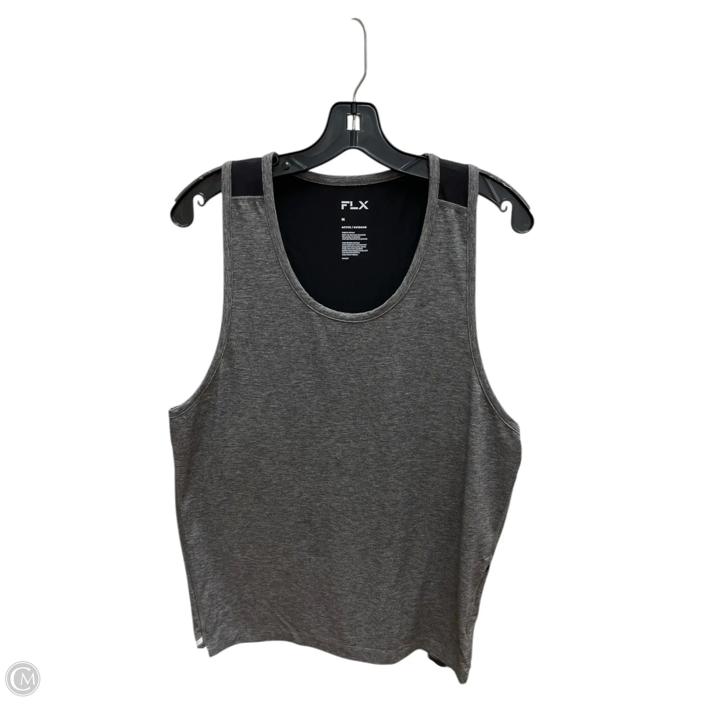 Athletic Tank Top By Flx In Grey, Size: M