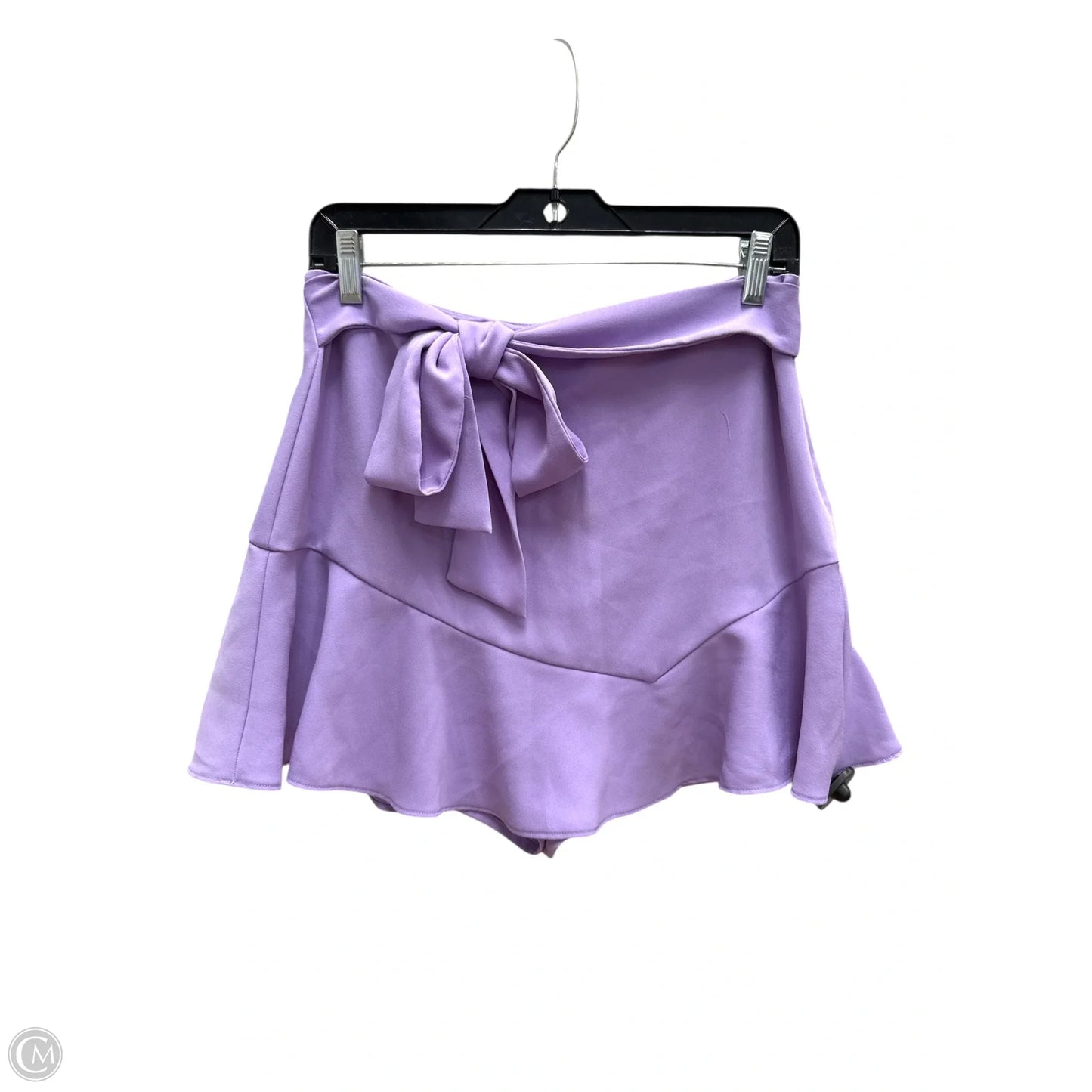Skirt Mini & Short By Zara In Purple, Size: L