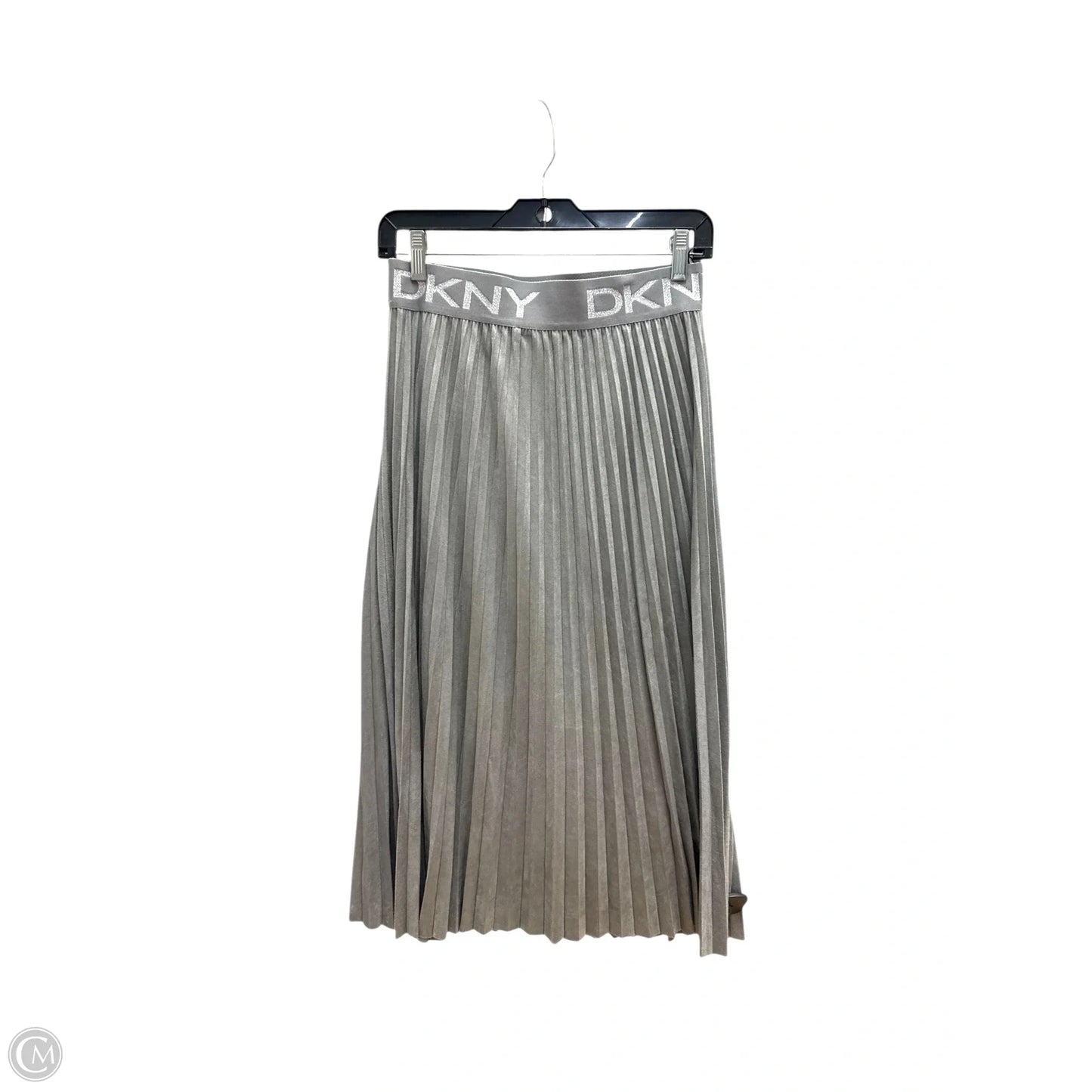 Skirt Midi By Dkny In Silver, Size: 8