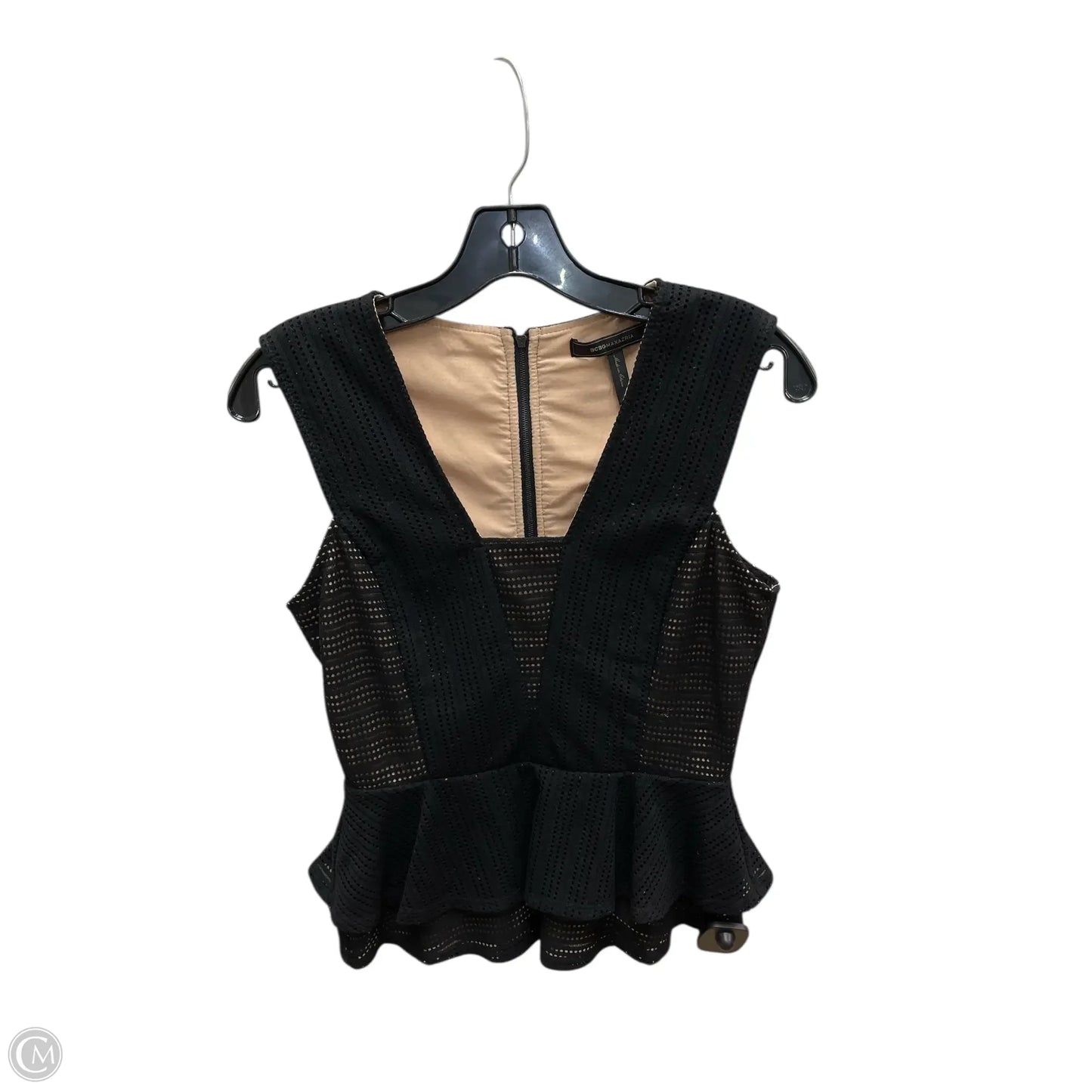 Top Sleeveless By Bcbgmaxazria In Black, Size: Xs