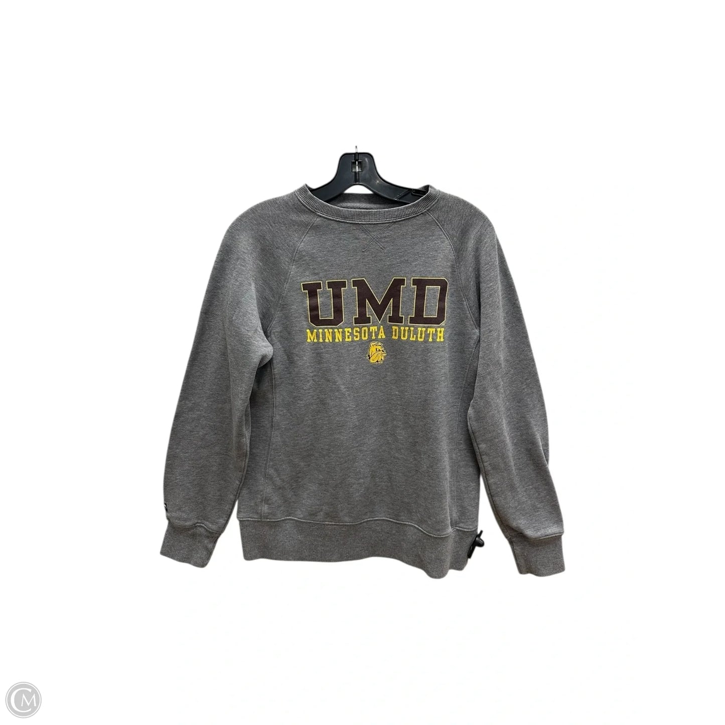 Athletic Sweatshirt Crewneck By Clothes Mentor In Grey, Size: L