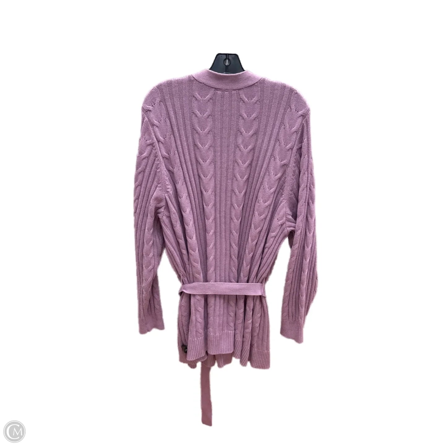 Cardigan By Lane Bryant In Purple, Size: 26