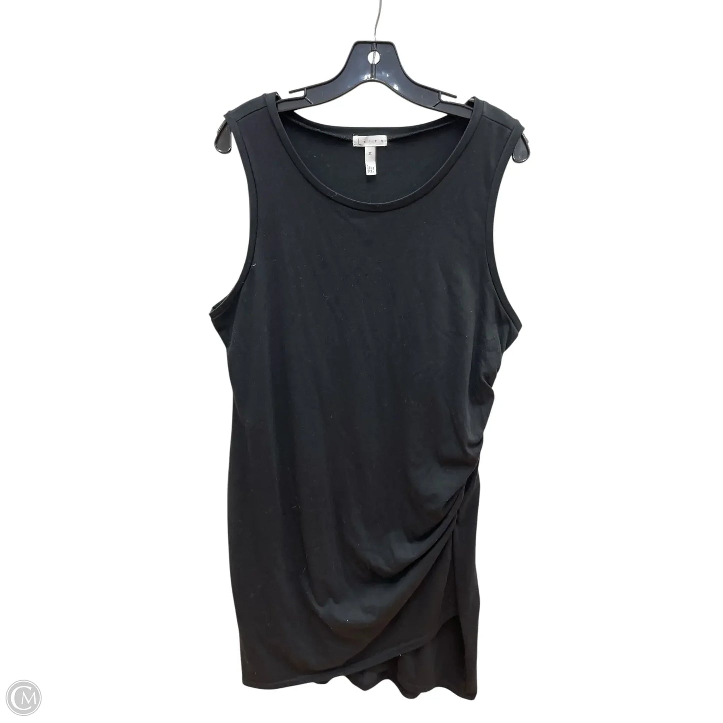 Dress Casual Midi By Leith In Black, Size: 2x