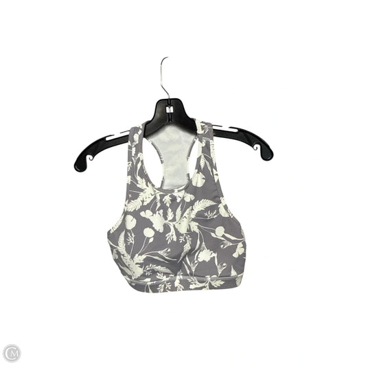 Athletic Bra By Mono B In Grey, Size: M