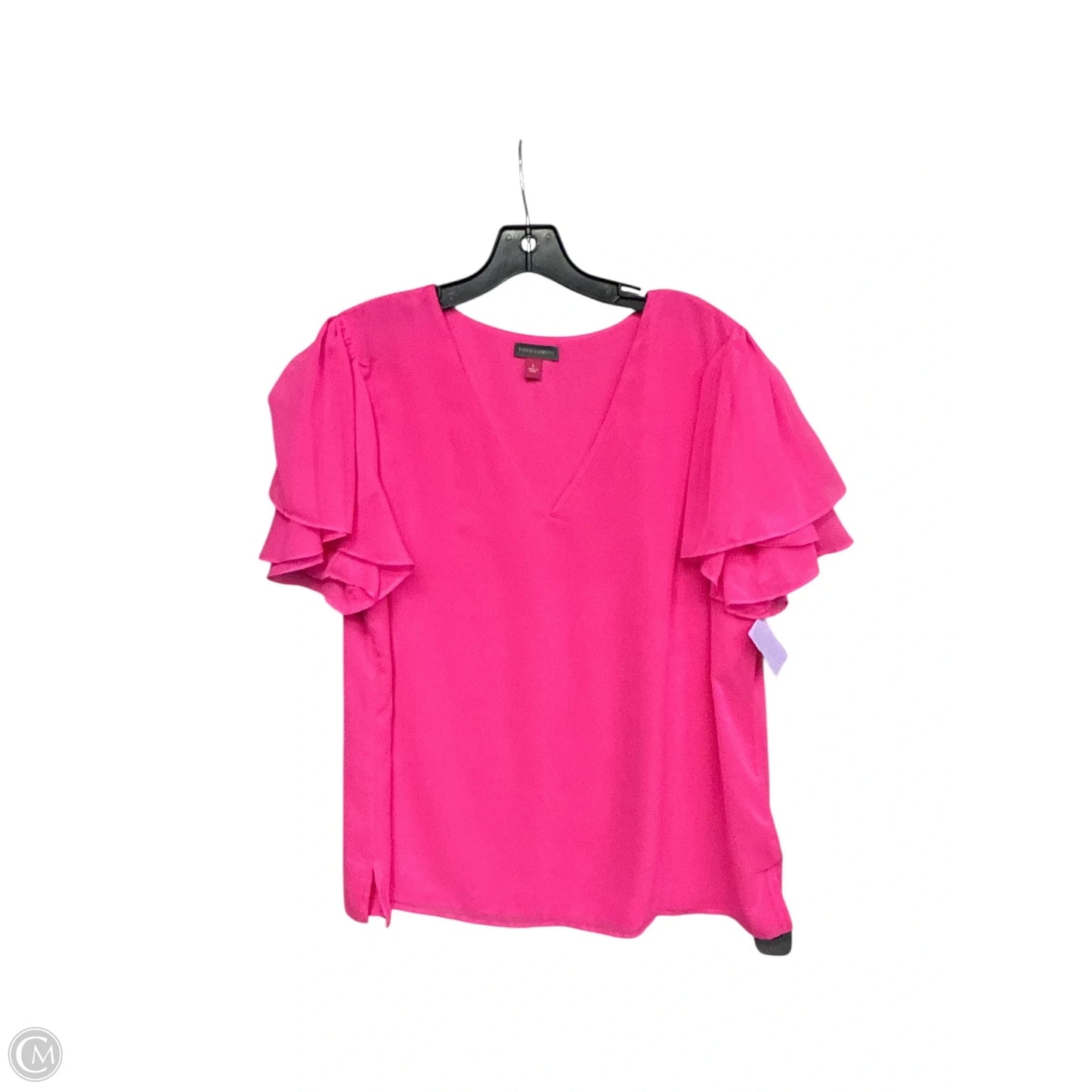 Top Short Sleeve By Vince Camuto In Pink, Size: L