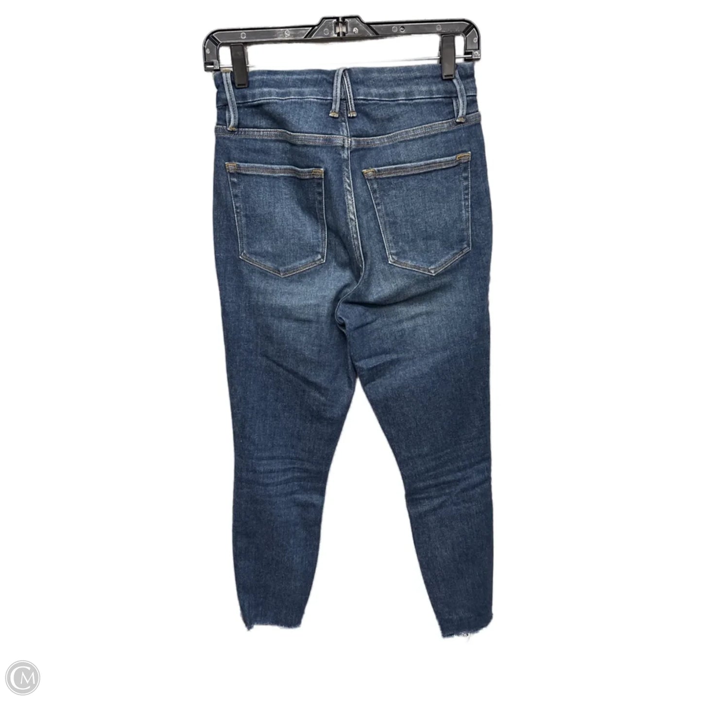 Jeans Skinny By Good American In Blue Denim, Size: 6