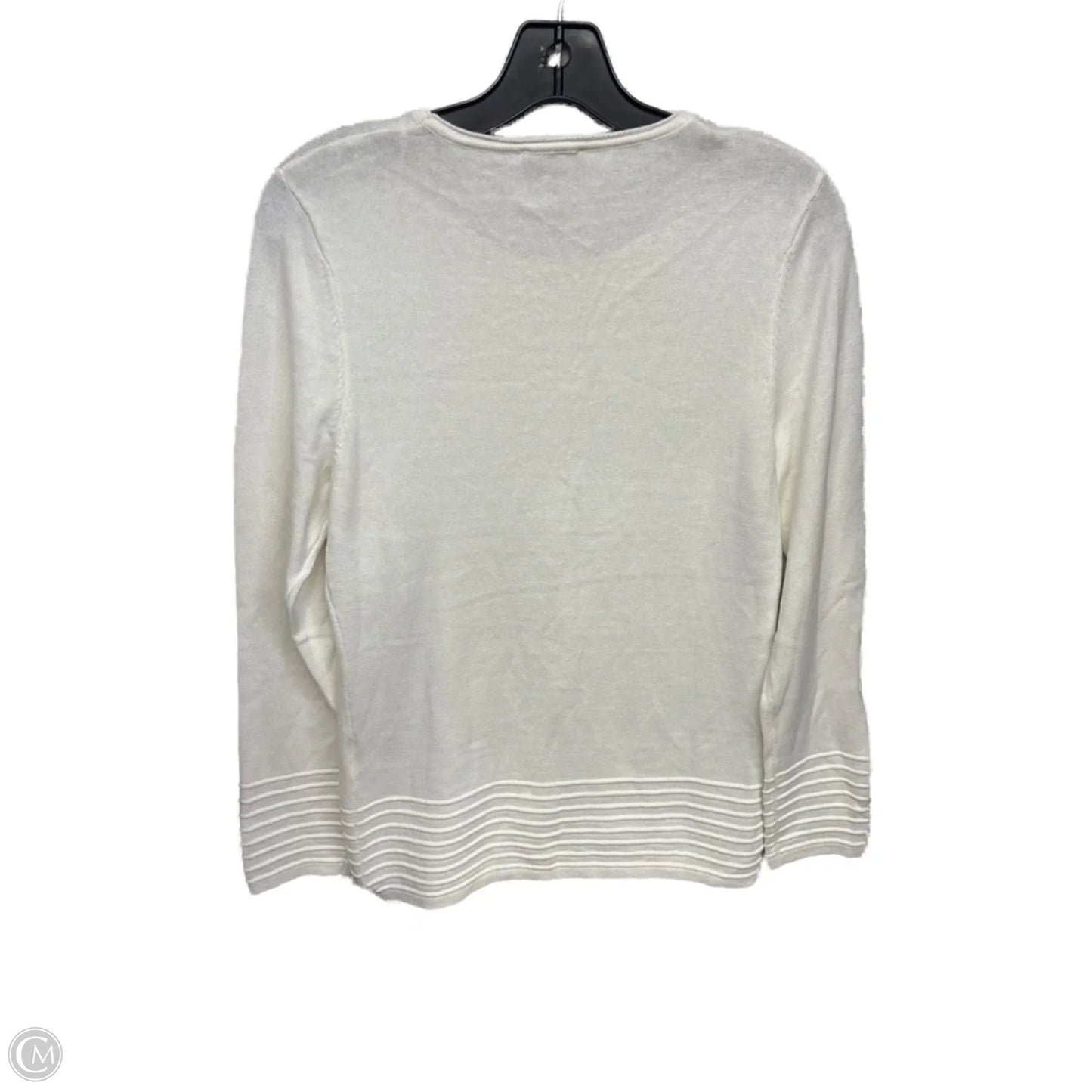 Top Long Sleeve By Clothes Mentor In White, Size: Xs