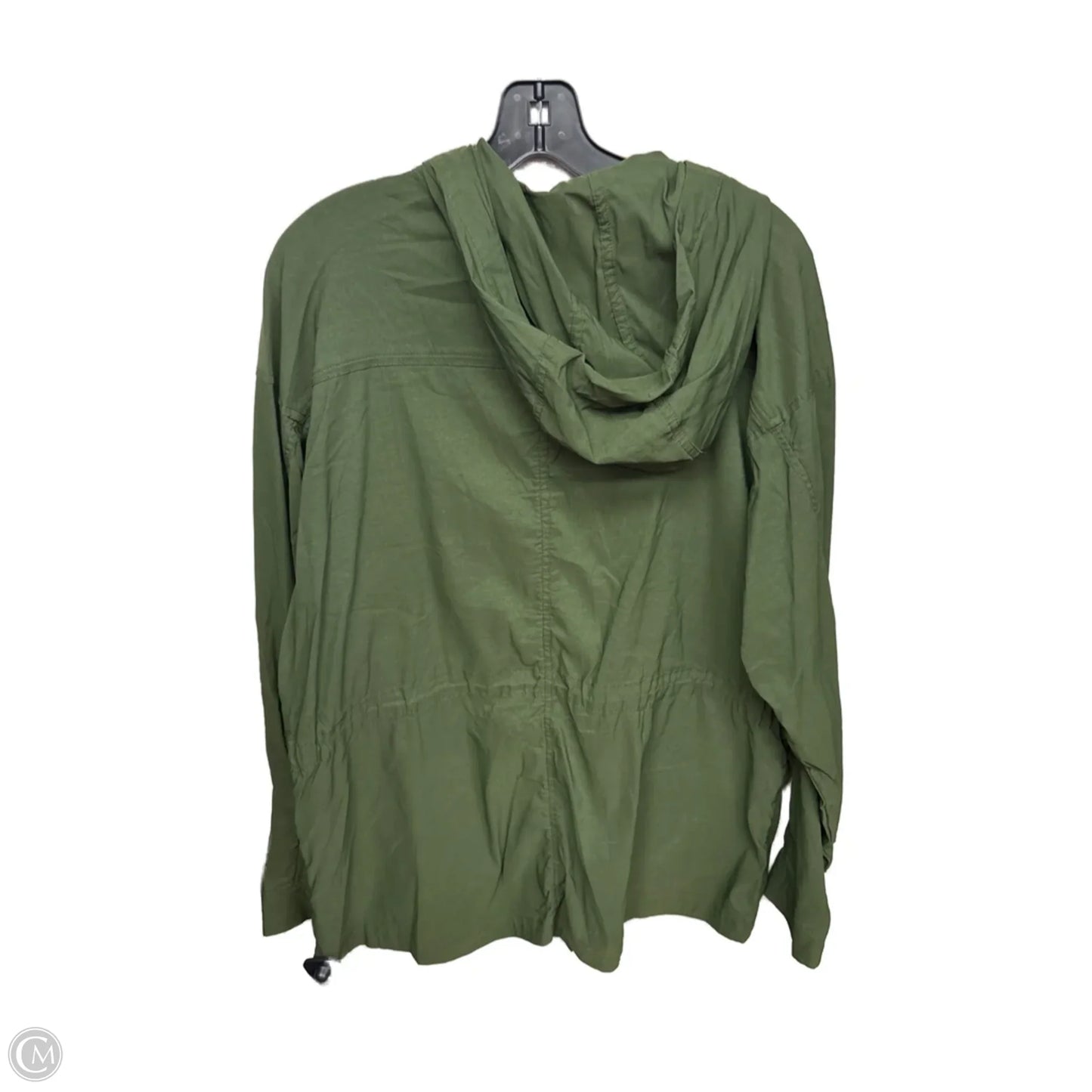 Jacket Windbreaker By Athleta In Green, Size: L