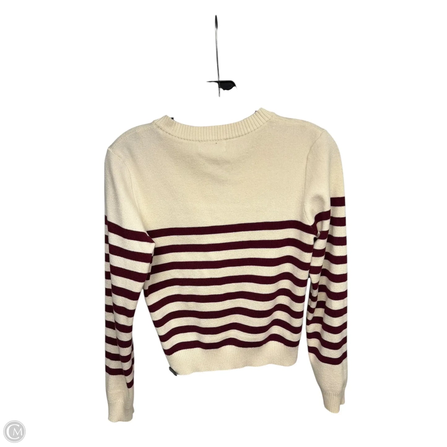Cardigan By Evereve In Red & White, Size: Xs