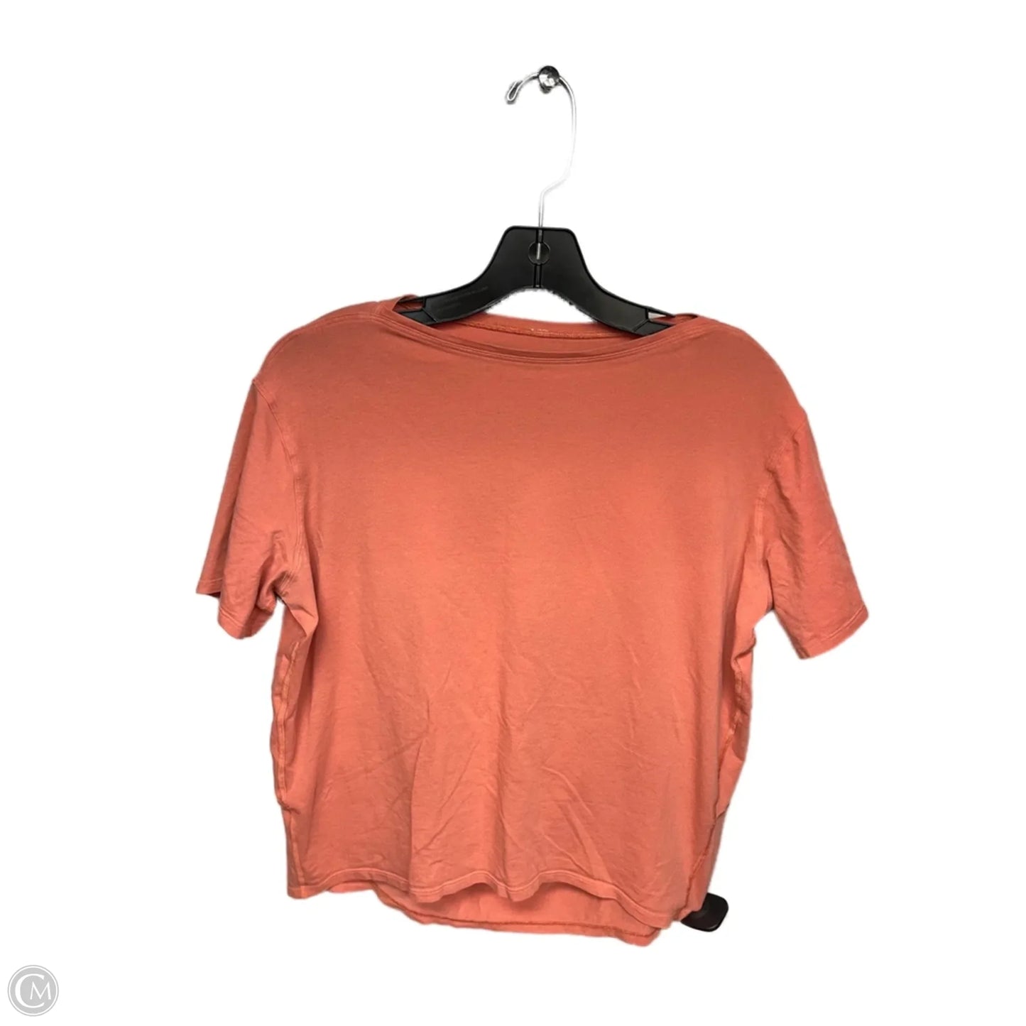 Athletic Top Short Sleeve By Lululemon In Orange
