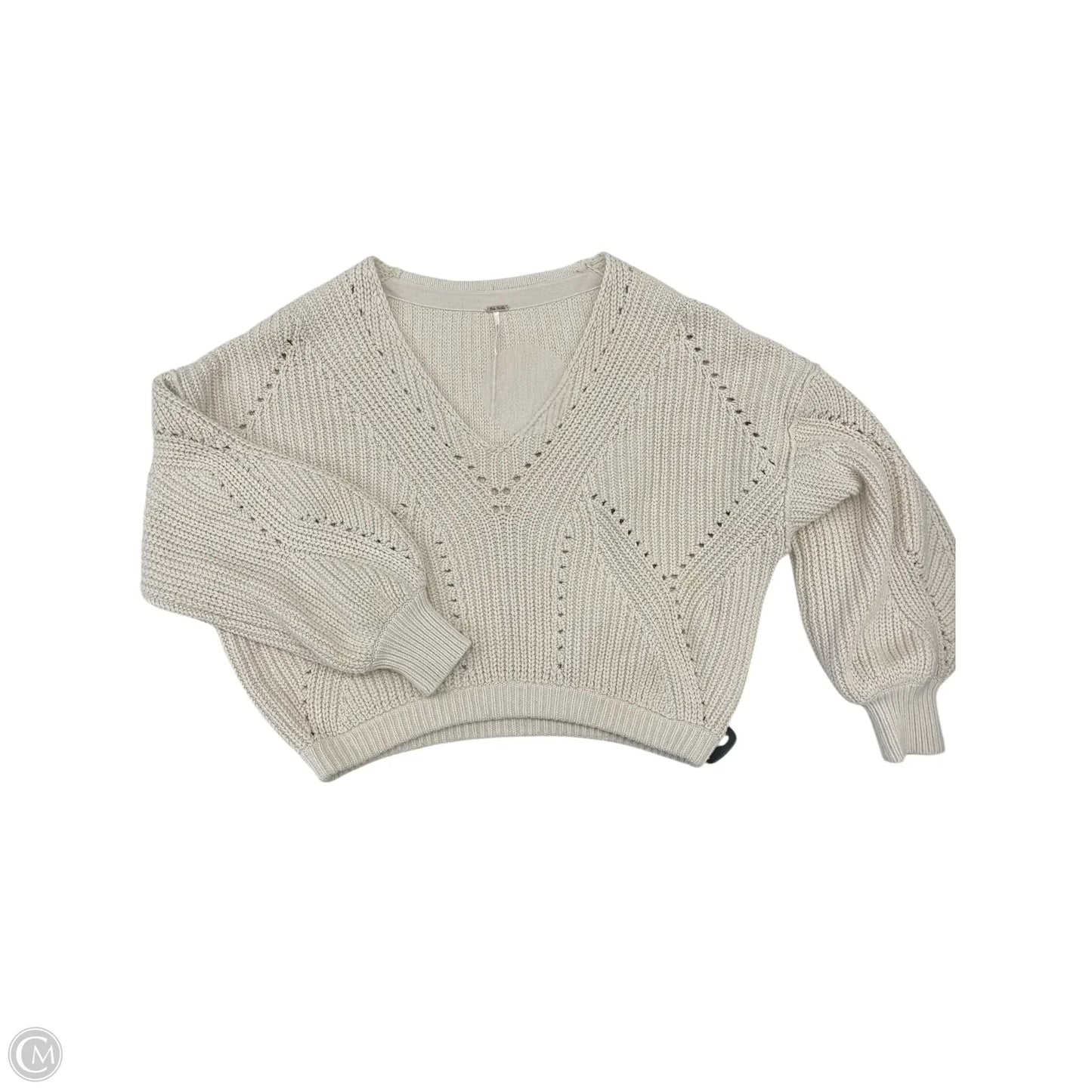 Sweater By Free People In Cream, Size: Sp