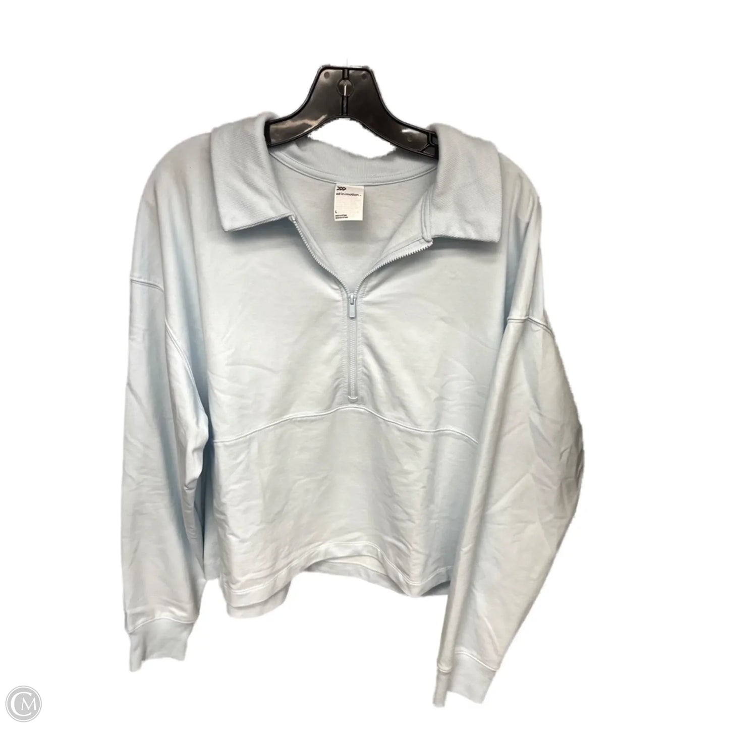 Athletic Jacket By All In Motion In Blue, Size: L