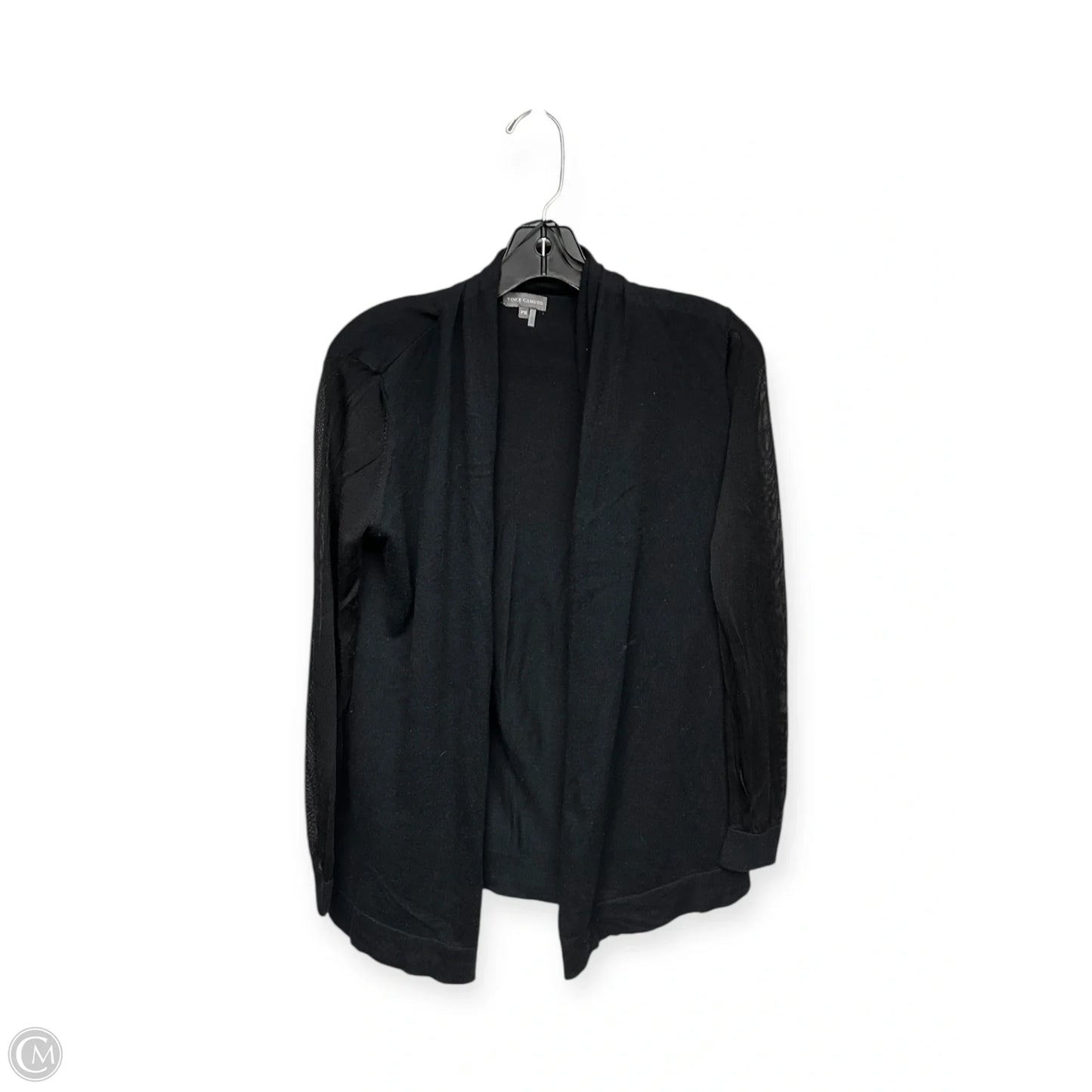 Cardigan By Vince Camuto In Black, Size: Mp