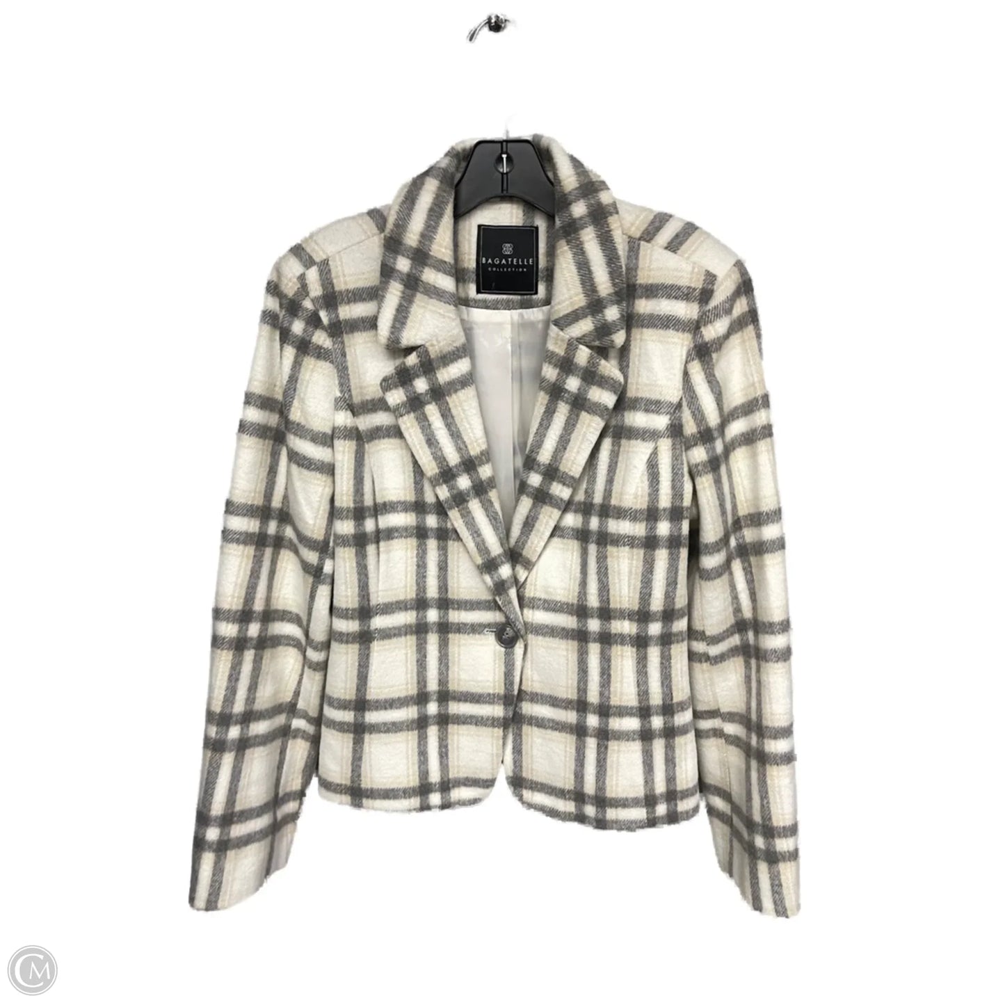 Blazer By Bagatelle In Grey & White, Size: L