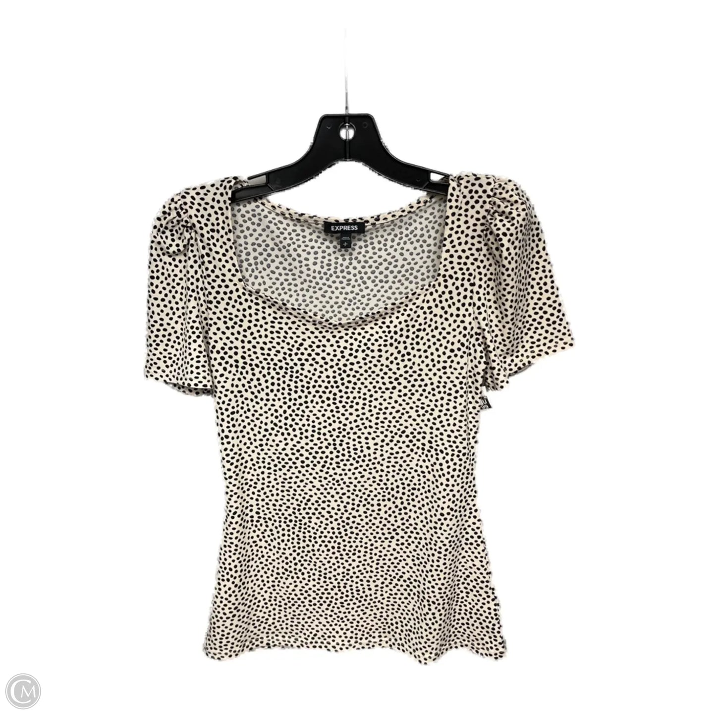 Top Short Sleeve By Express In Pink, Size: S
