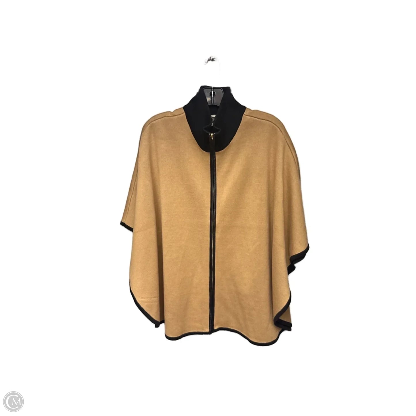 Poncho By Anne Klein In Brown, Size: Xl